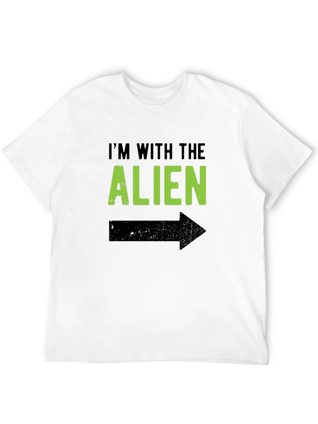 Im With The Alien T-Shirt - Funny Graphic Tee