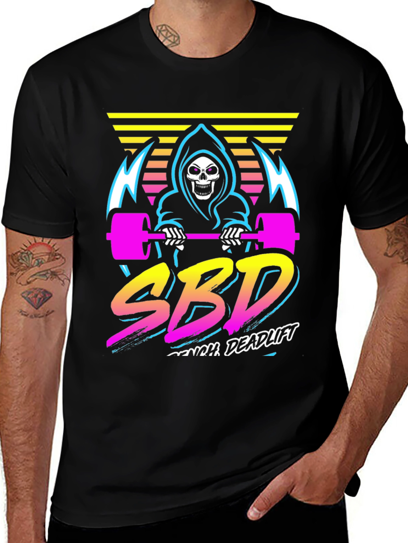SBD Bench Deadlift Graphic T-Shirt