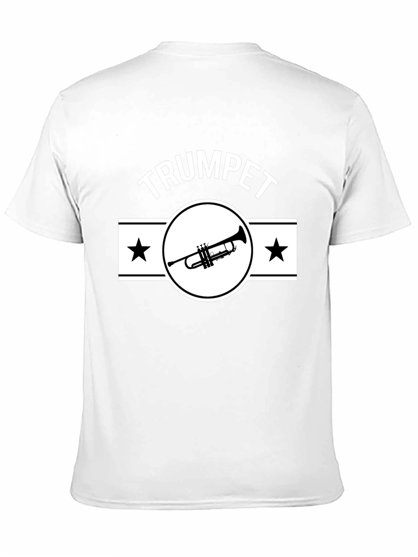 Trumpet Player Black T-Shirt