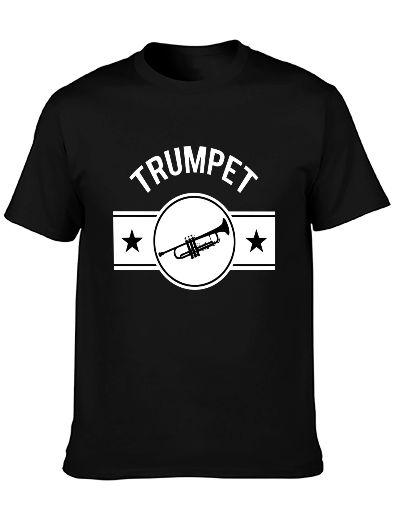 Trumpet Player Black T-Shirt