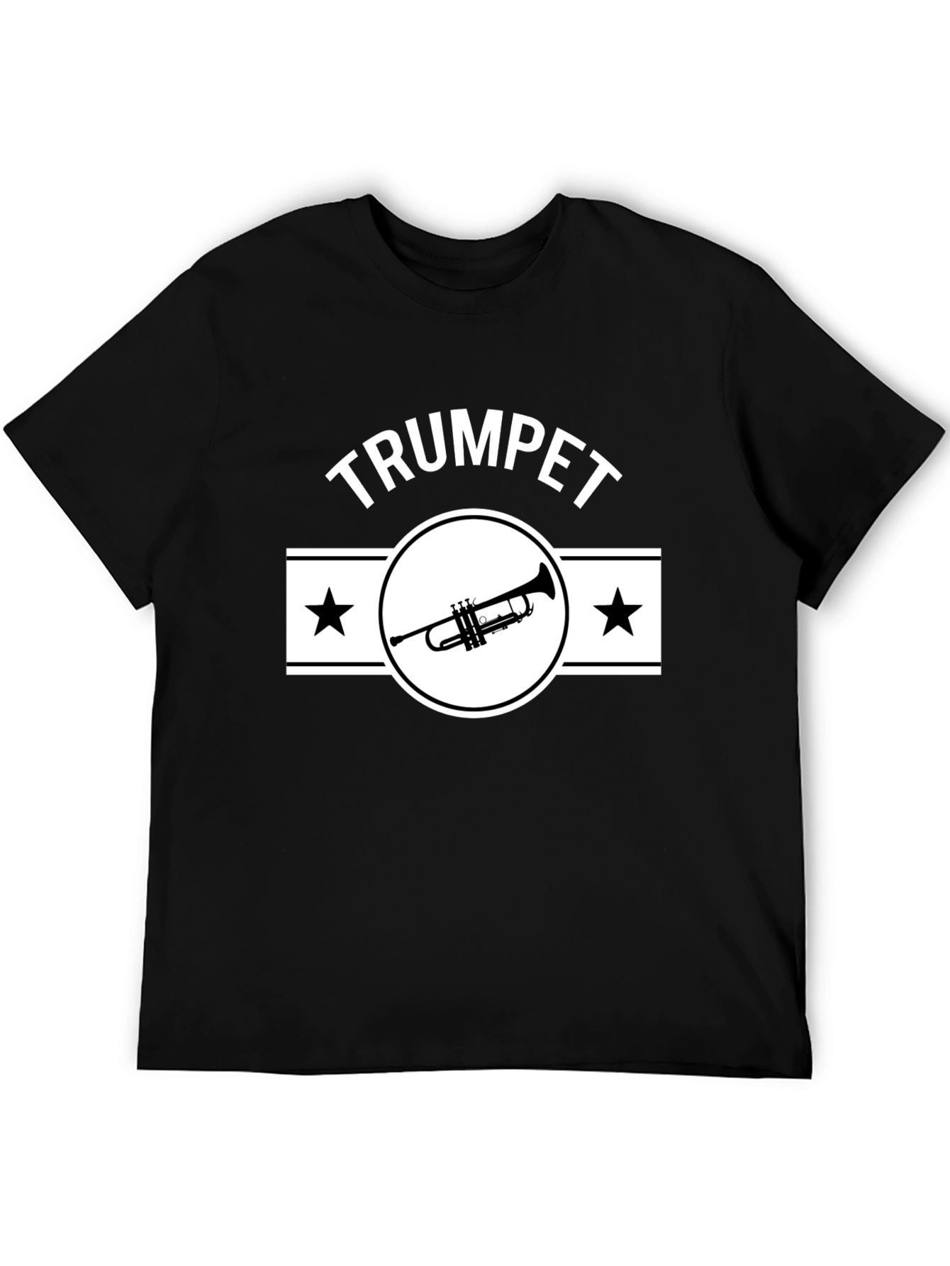 Trumpet Player Black T-Shirt