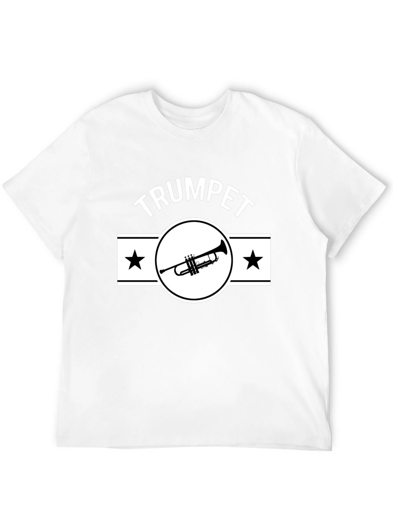 Trumpet Player Black T-Shirt
