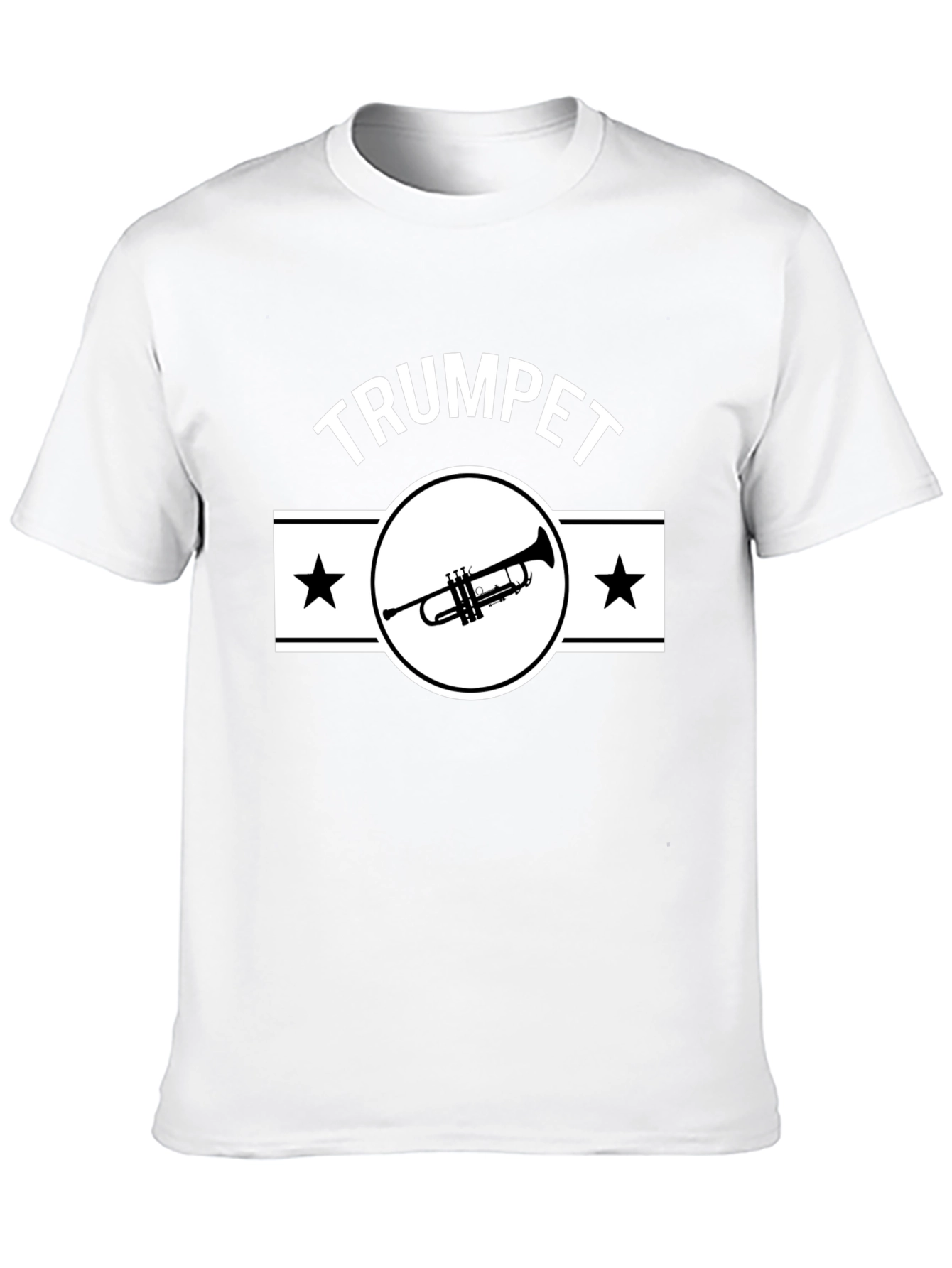 Trumpet Player Black T-Shirt