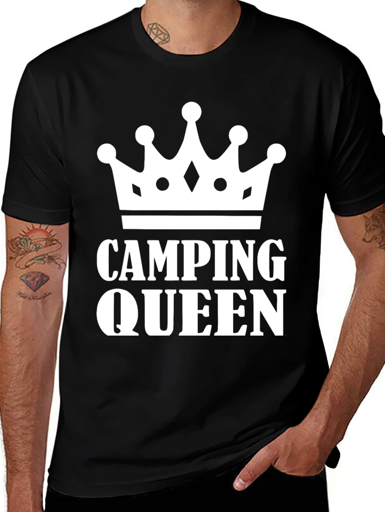 Camping Queen Graphic T-Shirt