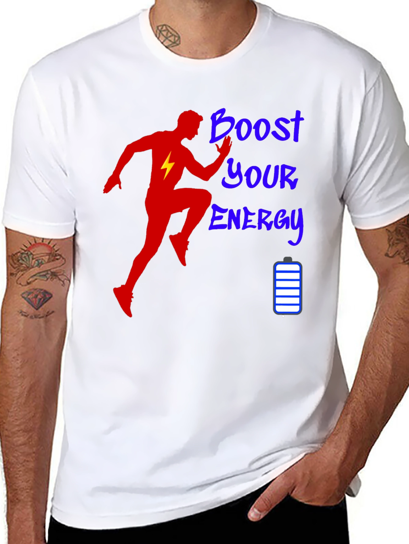 Boost Your Energy Graphic T-Shirt