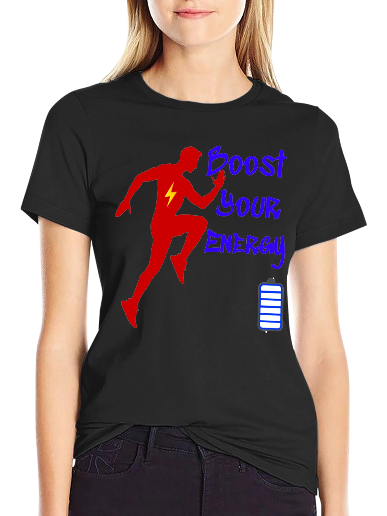 Boost Your Energy Graphic T-Shirt
