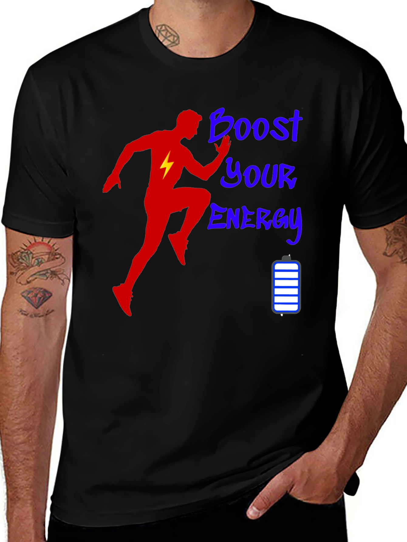 Boost Your Energy Graphic T-Shirt