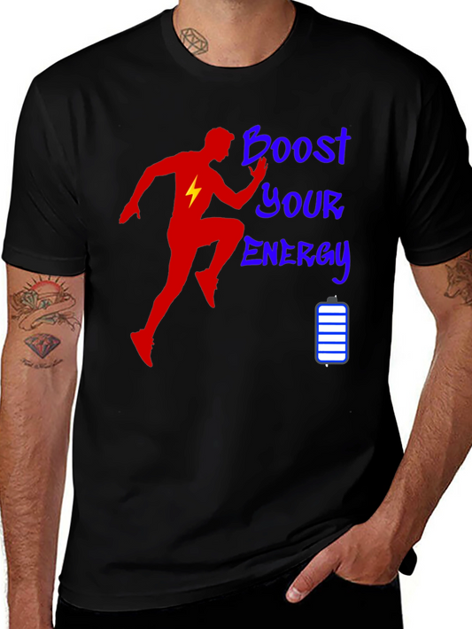 Boost Your Energy Graphic T-Shirt