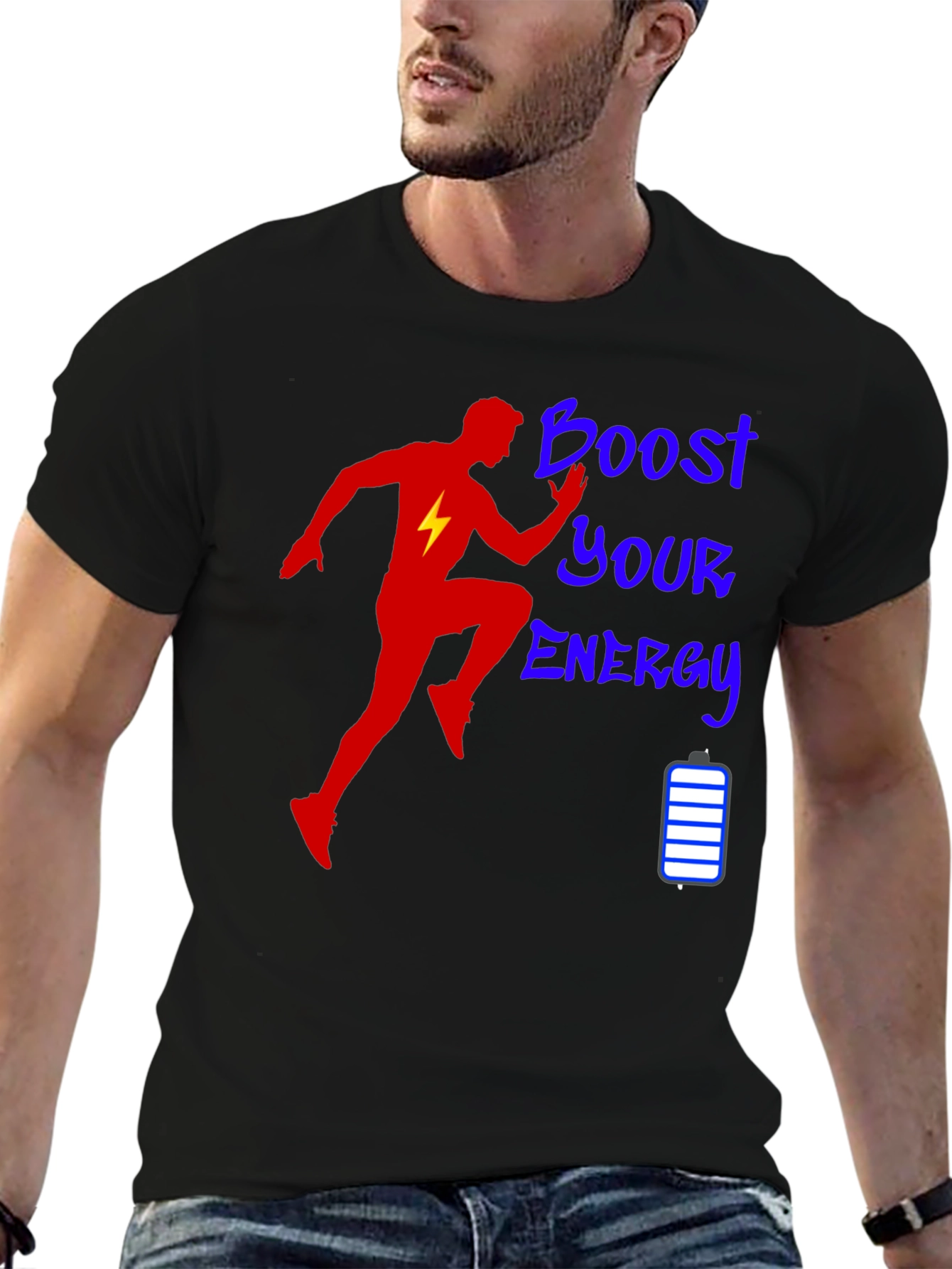 Boost Your Energy Graphic T-Shirt