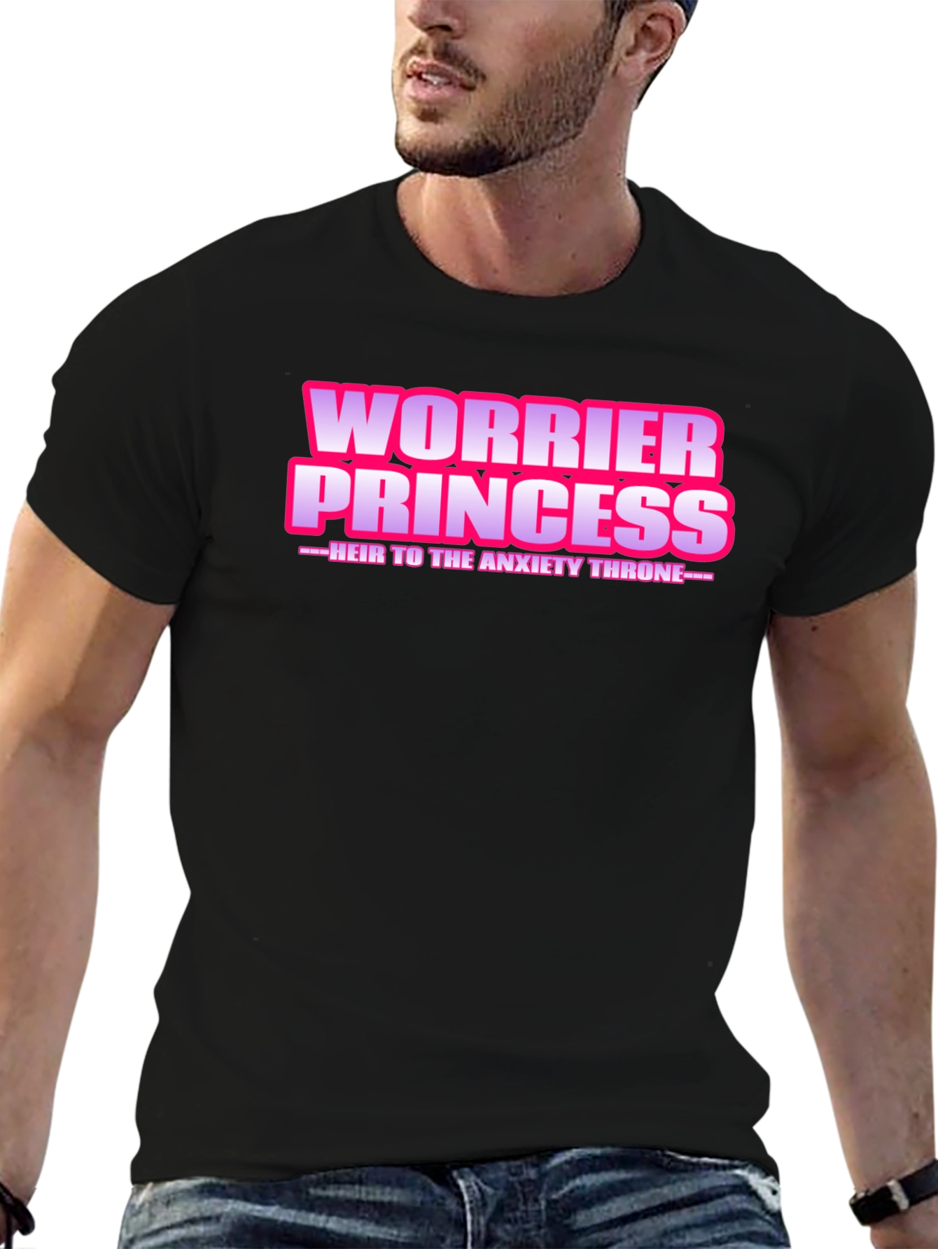 Worrier Princess T-Shirt - Anxiety Throne