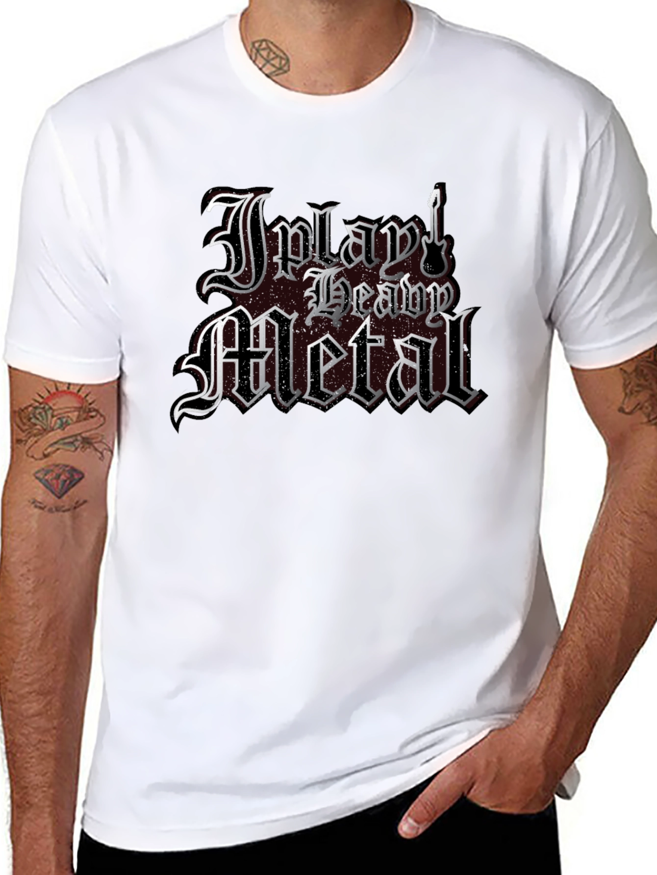 Inland Heavy Metal Black T-Shirt
