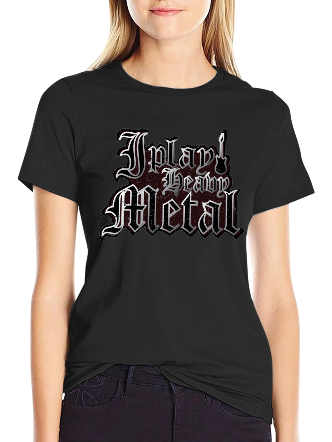 Inland Heavy Metal Black T-Shirt