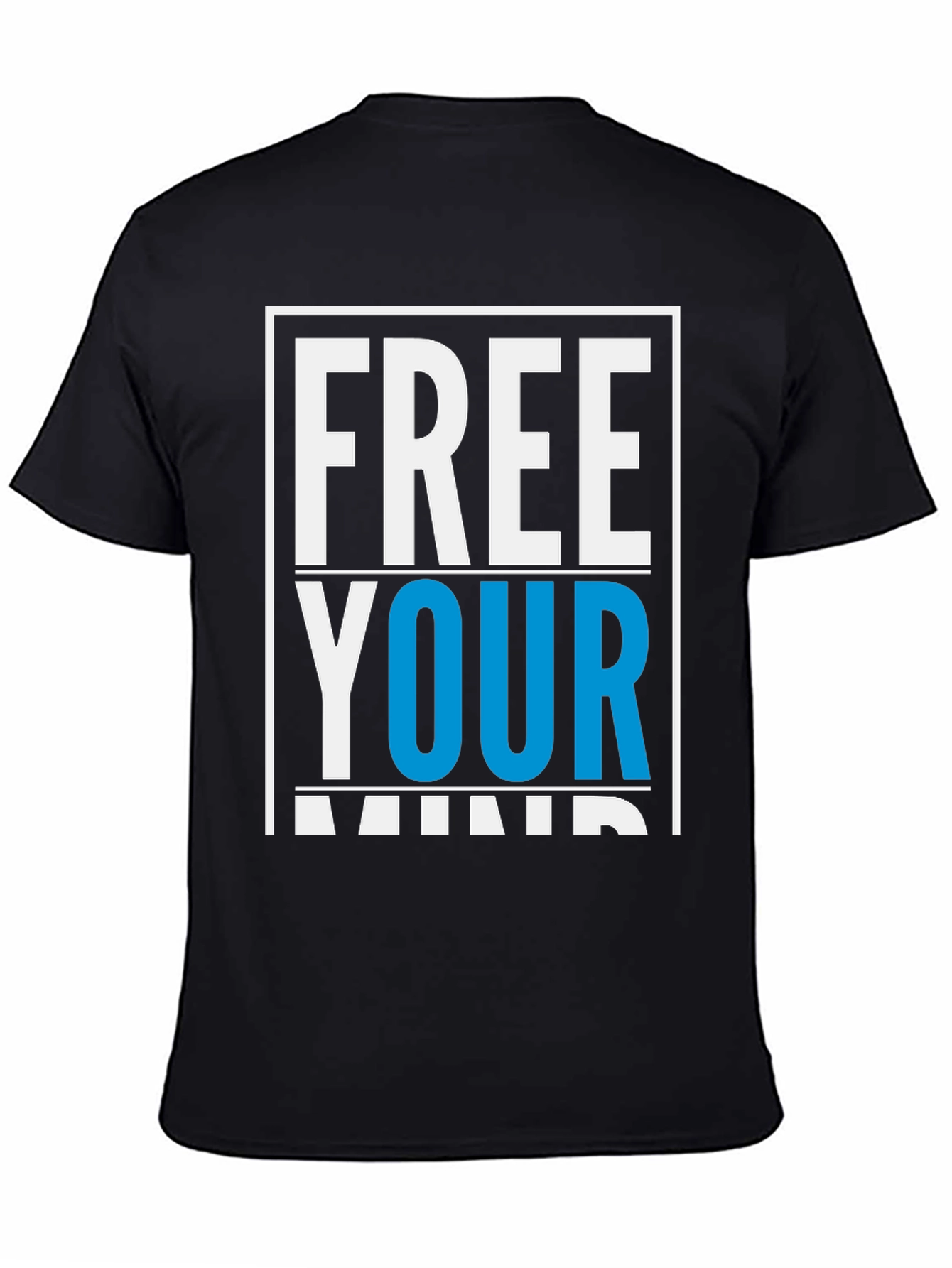 Free Your Mind Graphic T-Shirt - Black