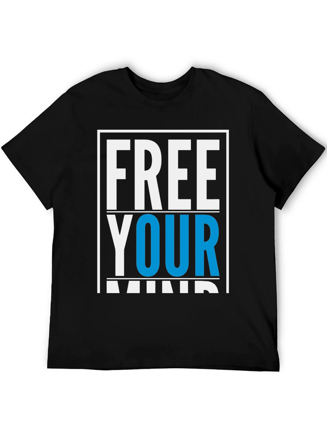 Free Your Mind Graphic T-Shirt - Black