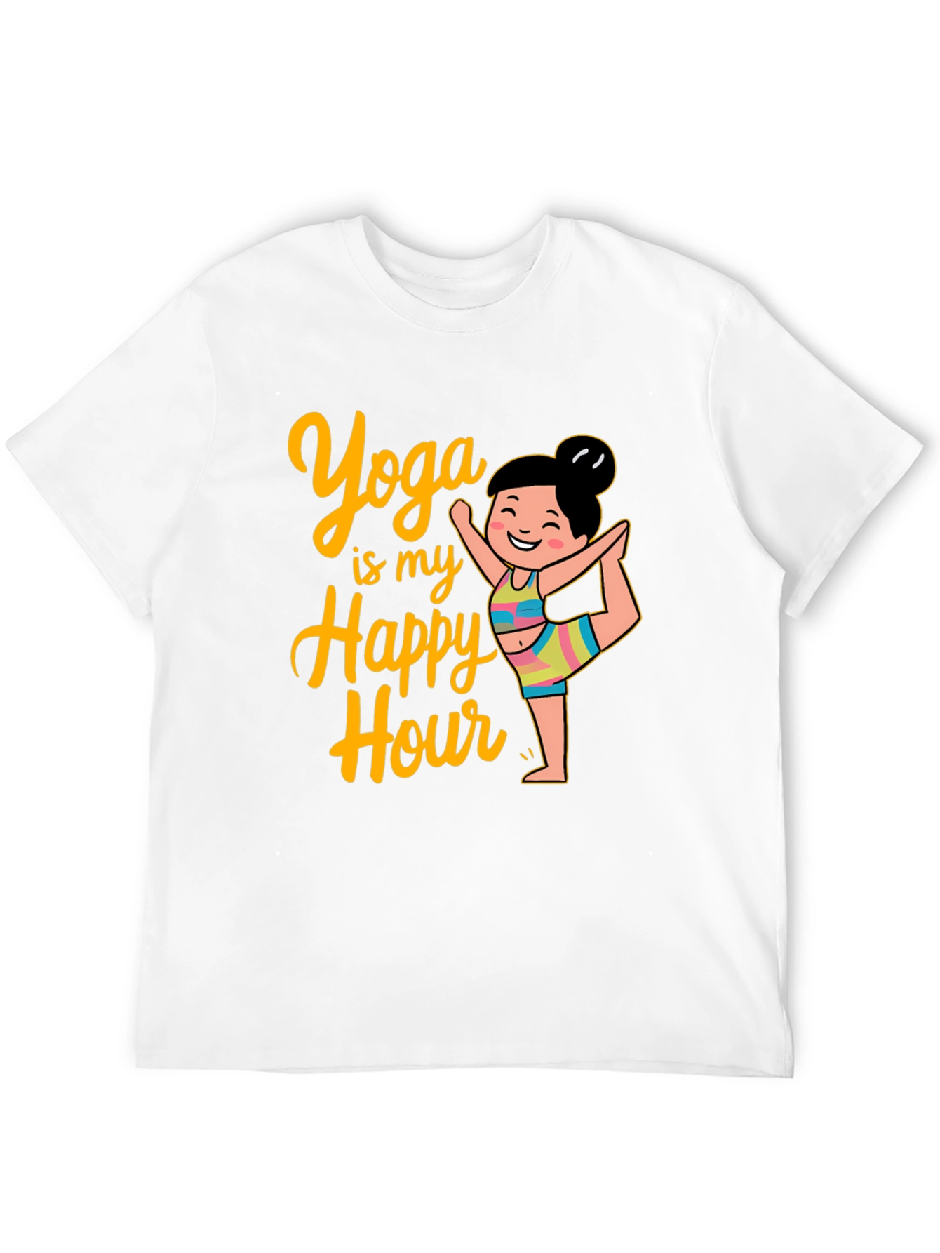 Yoga is My Happy Hour Graphic Tee