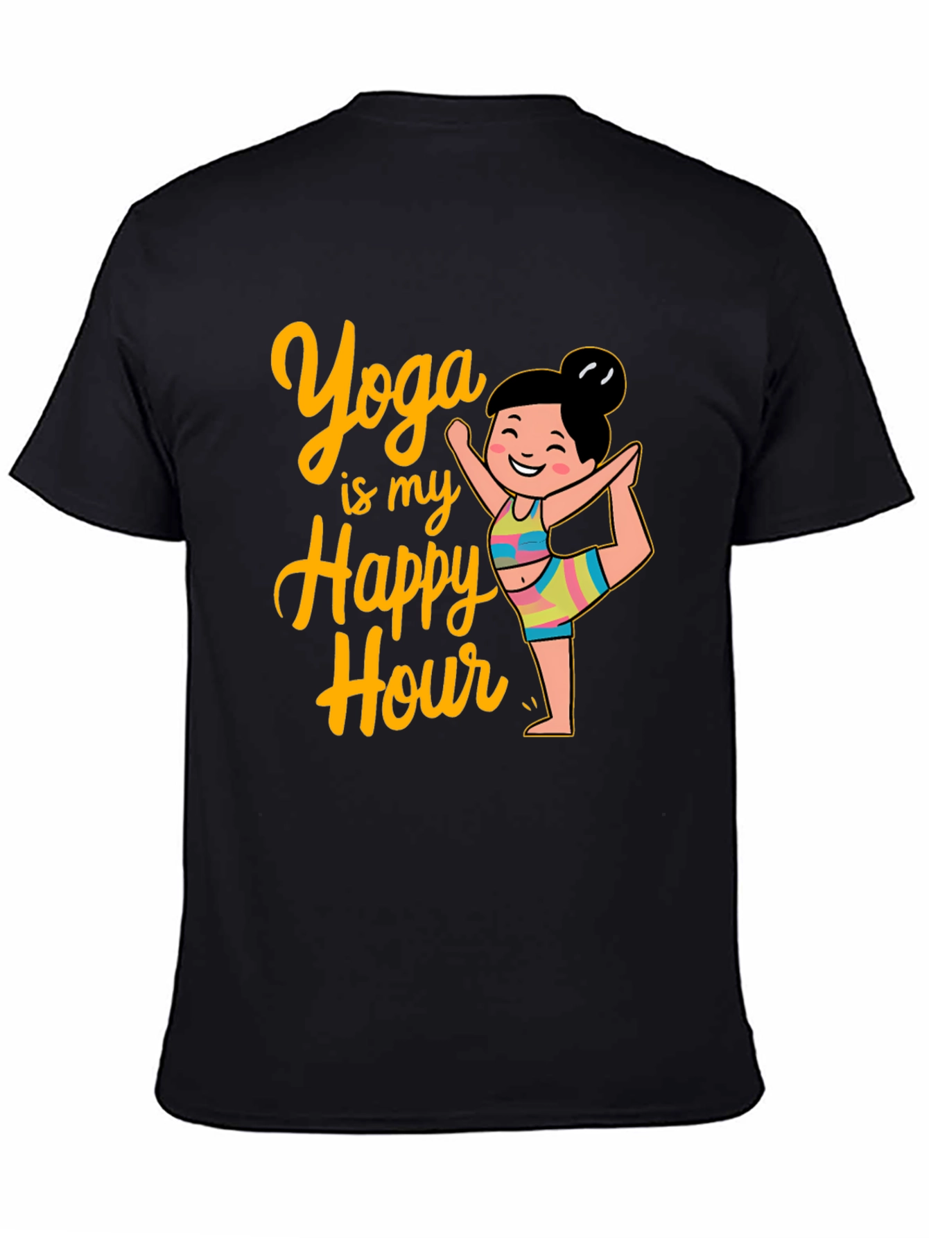 Yoga is My Happy Hour Graphic Tee