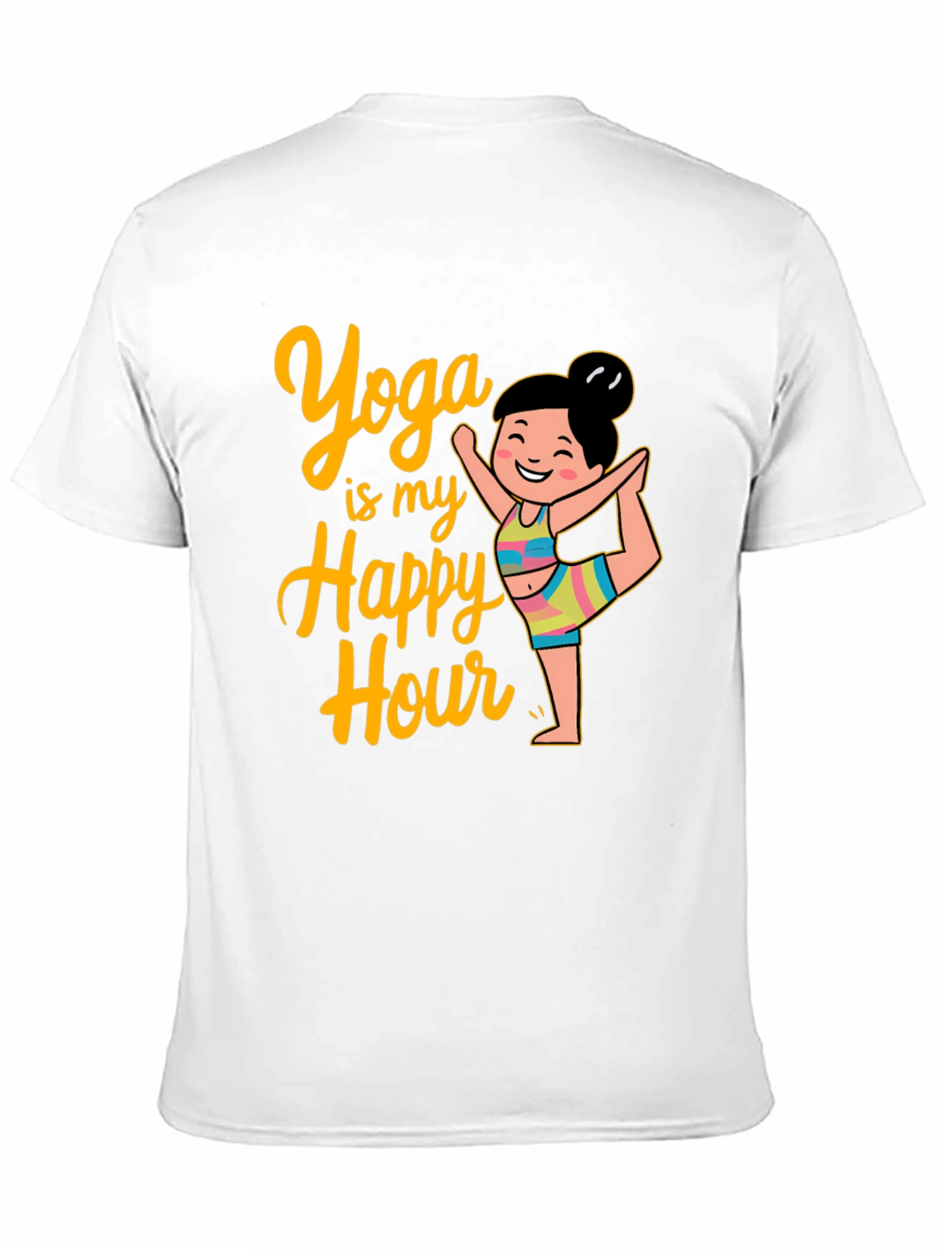 Yoga is My Happy Hour Graphic Tee