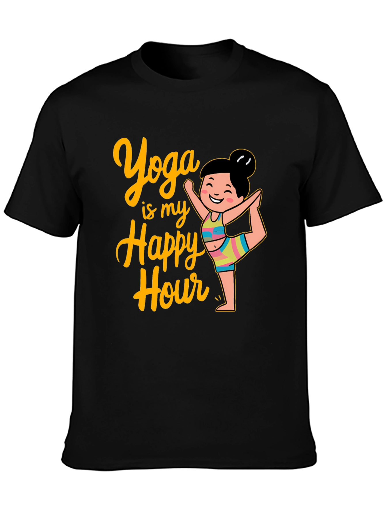Yoga is My Happy Hour Graphic Tee