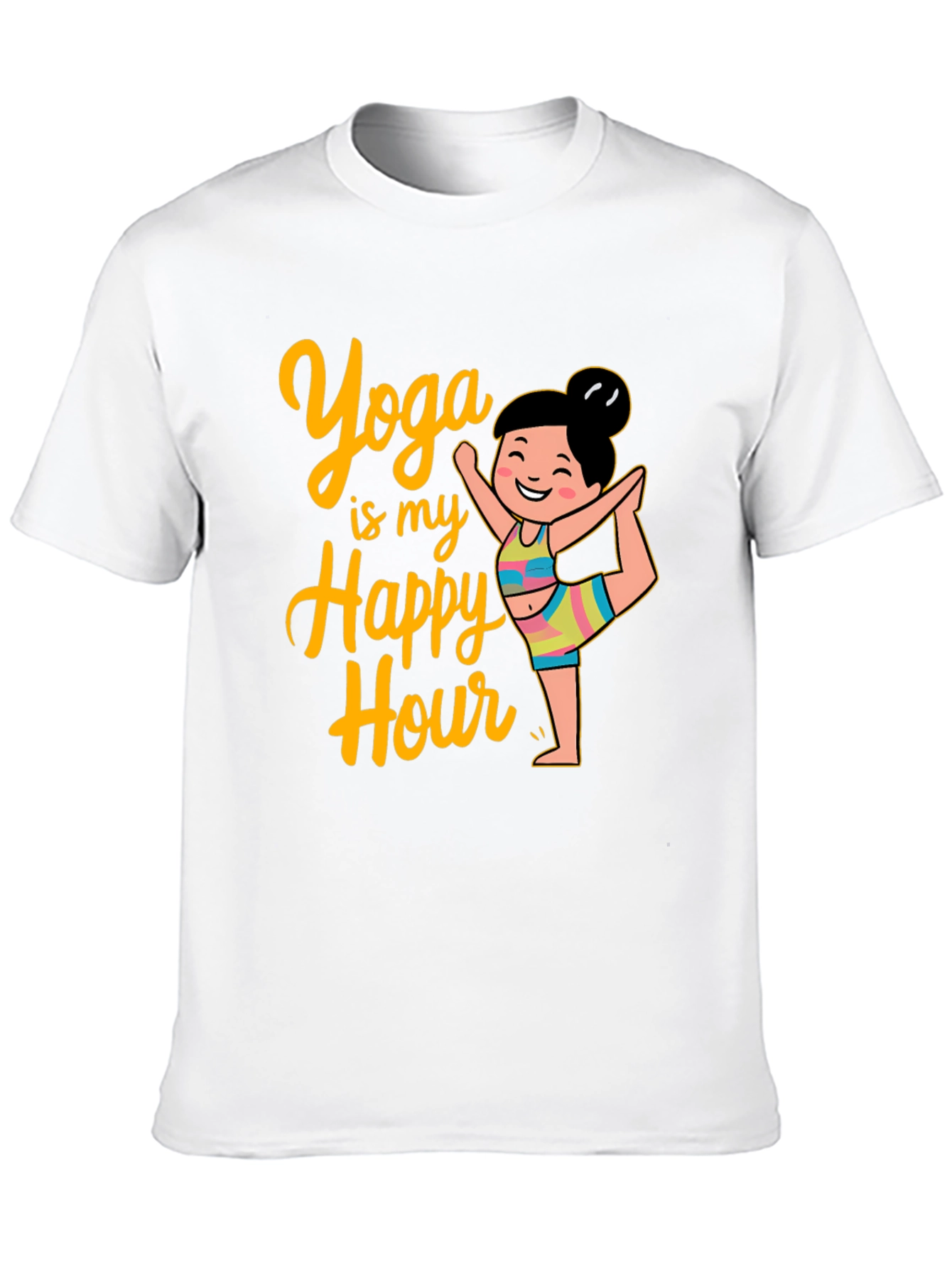Yoga is My Happy Hour Graphic Tee
