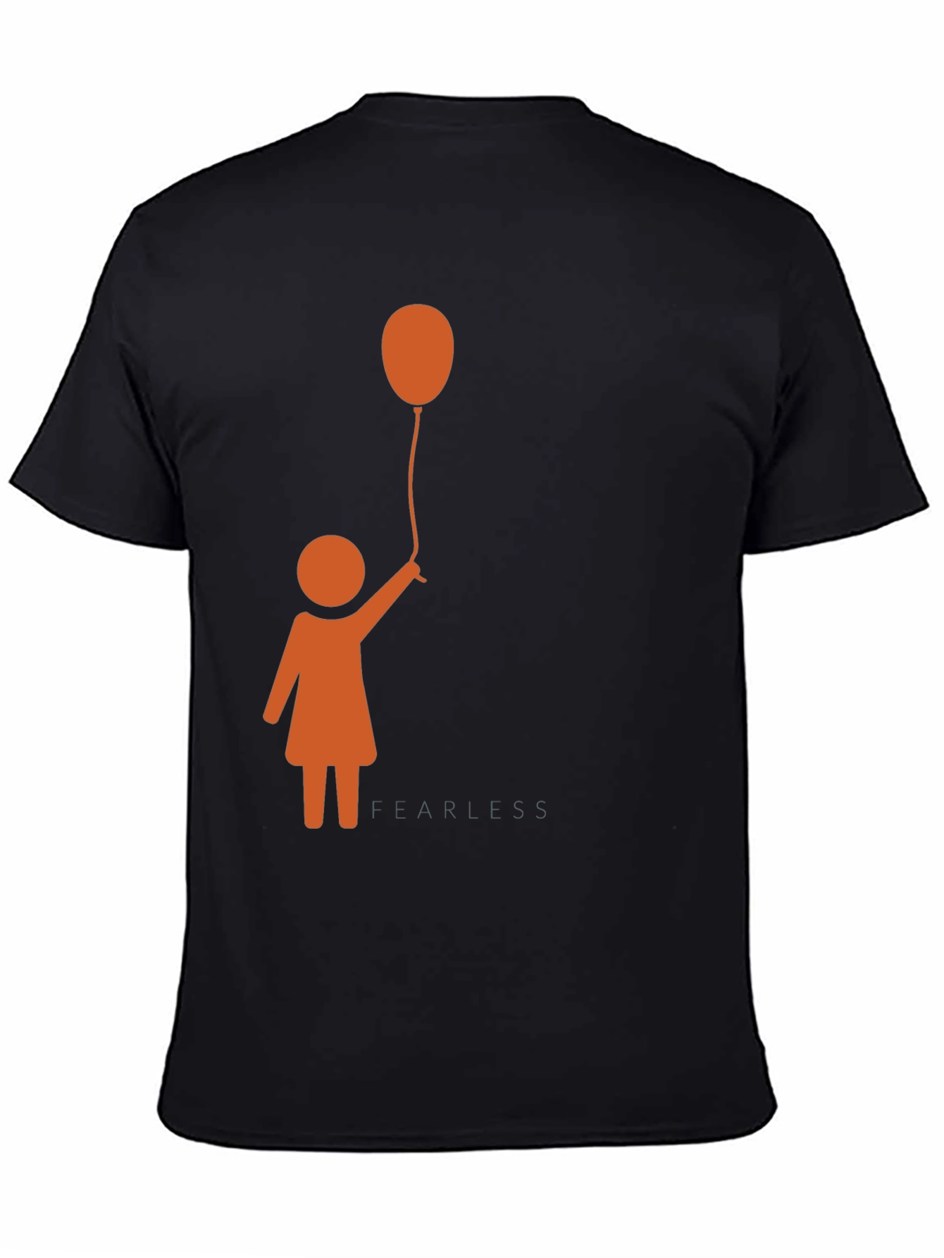 Girl With Balloon Graphic Tee - Trendy Casual Top