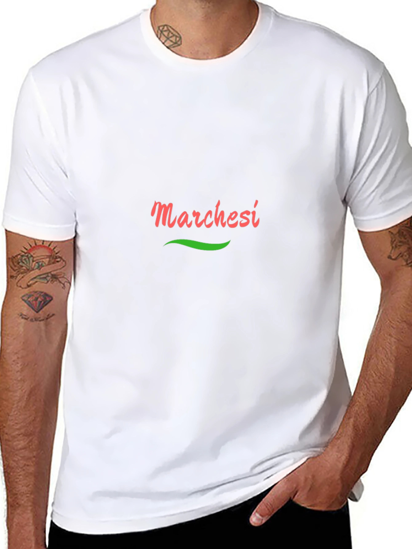 Stylish Black Marchesi Graphic Tee