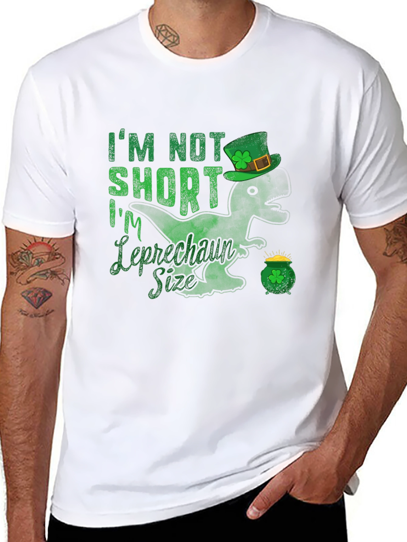 St. Patricks Day Dinosaur T-Shirt