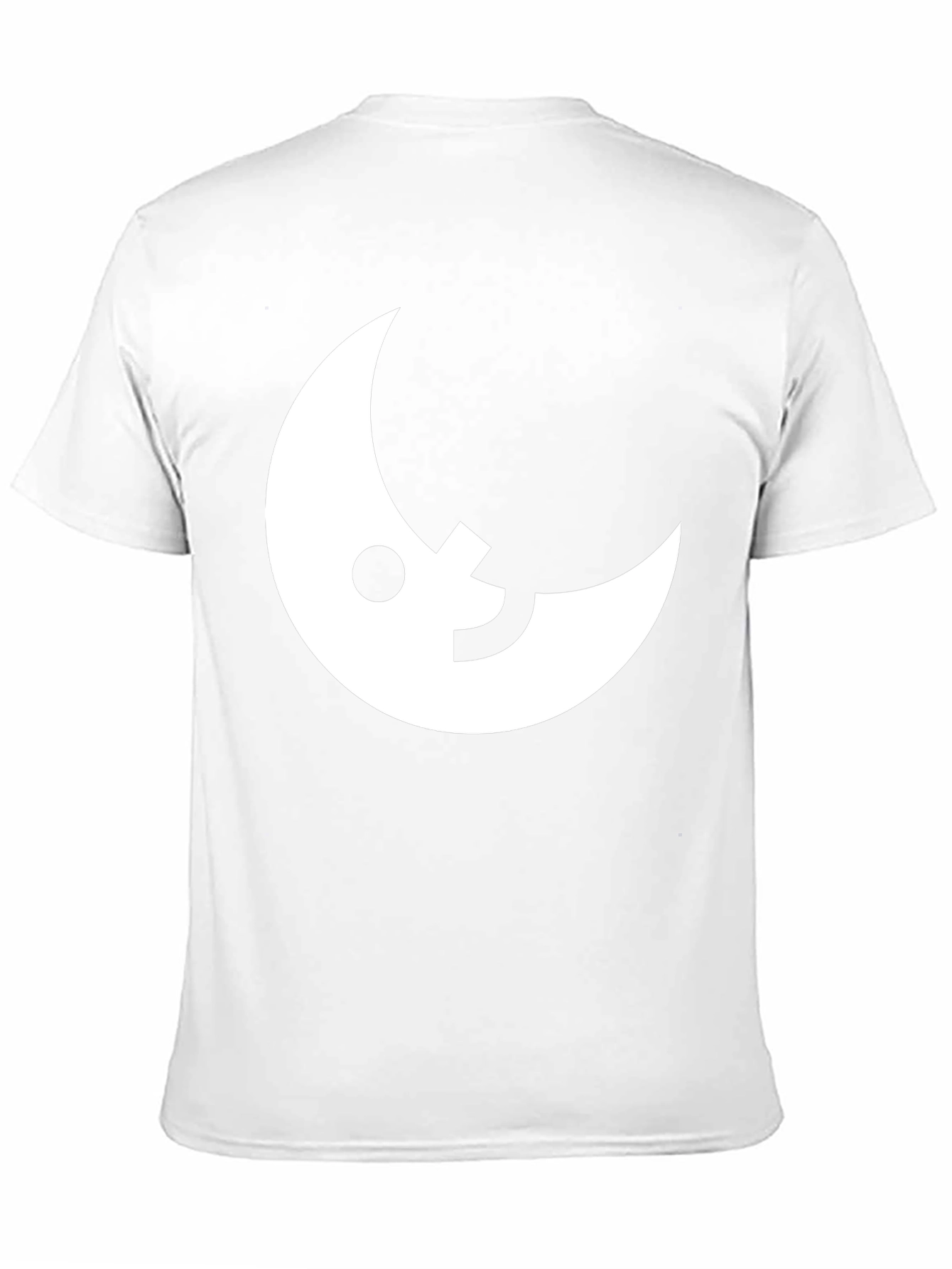 Modern Moon Graphic Tee - Black Cotton Blend