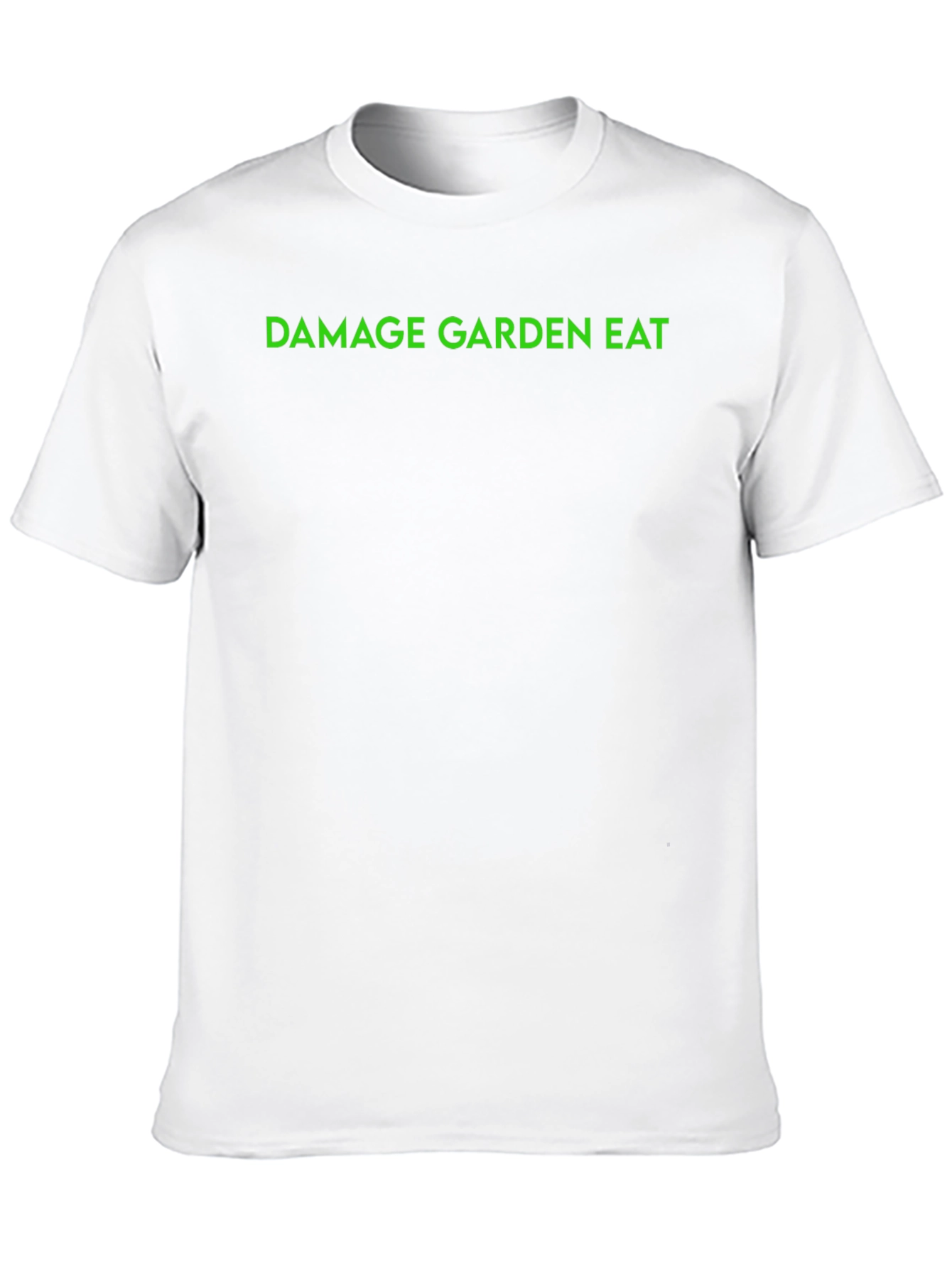 Damage Garden Eat Graphic Tee - Cool Black Shirt
