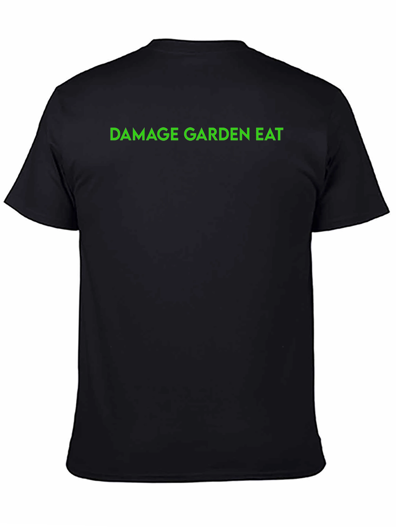 Damage Garden Eat Graphic Tee - Cool Black Shirt