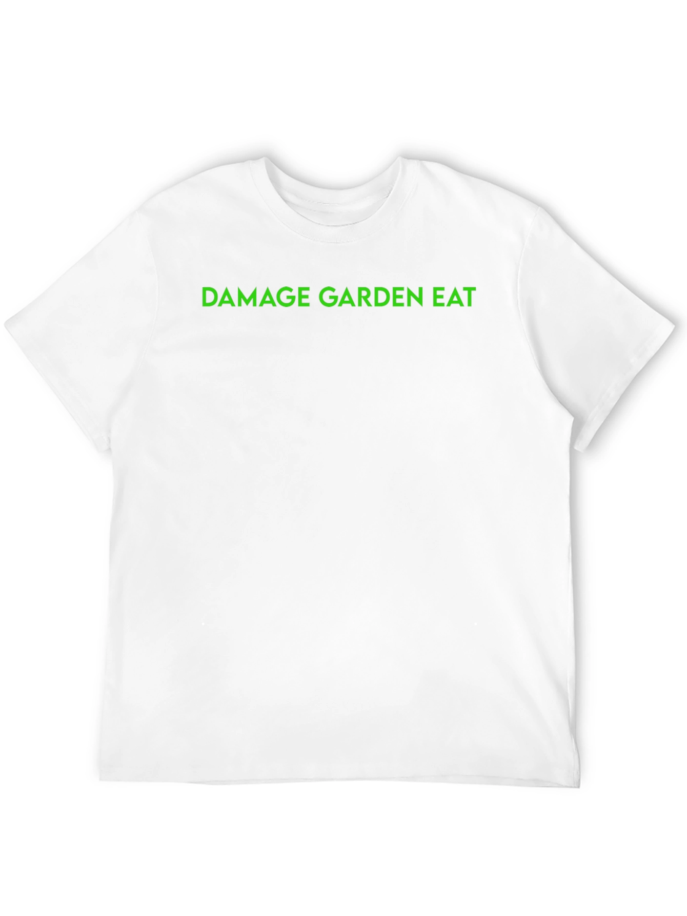 Damage Garden Eat Graphic Tee - Cool Black Shirt