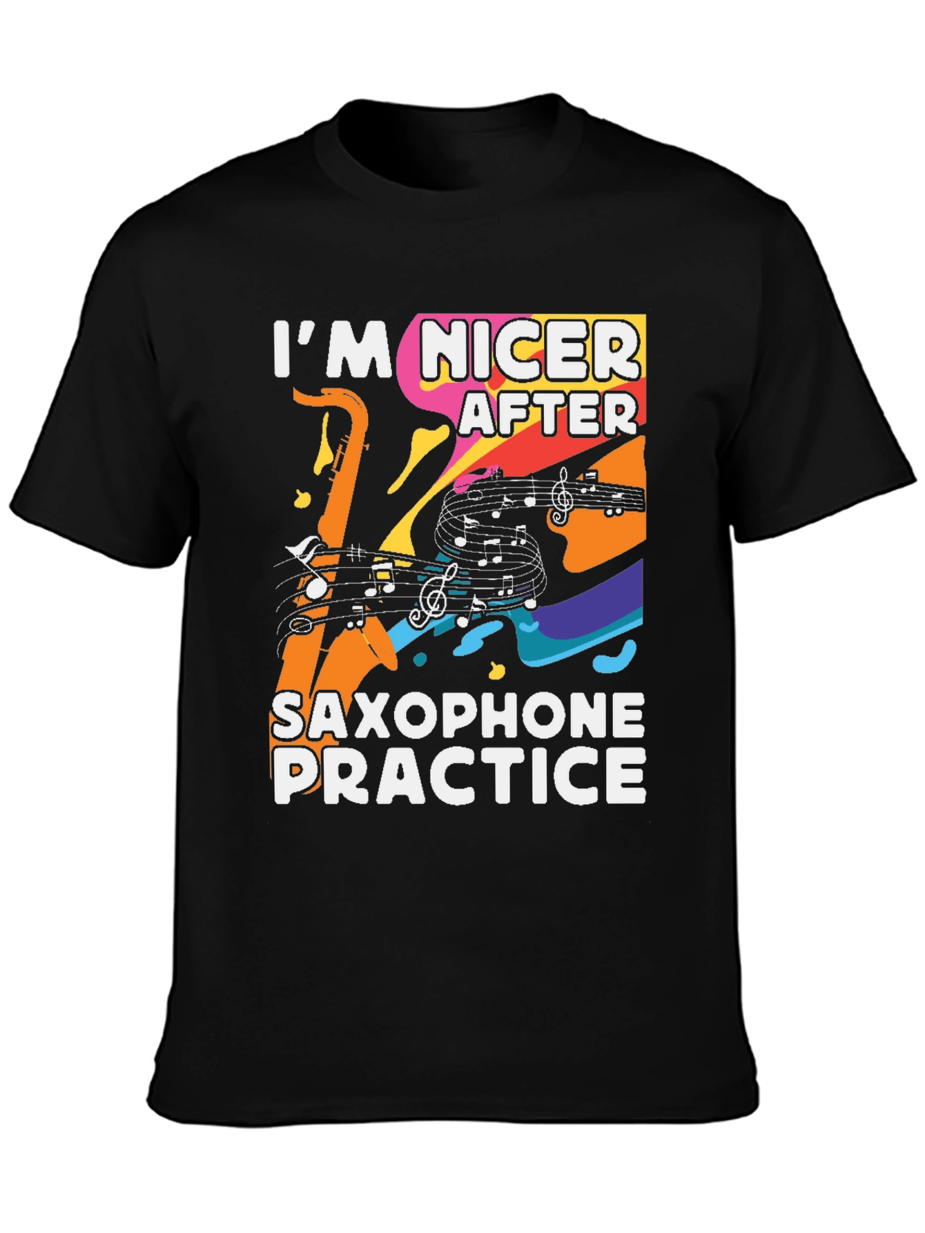 Funny Saxophone Practice T-Shirt