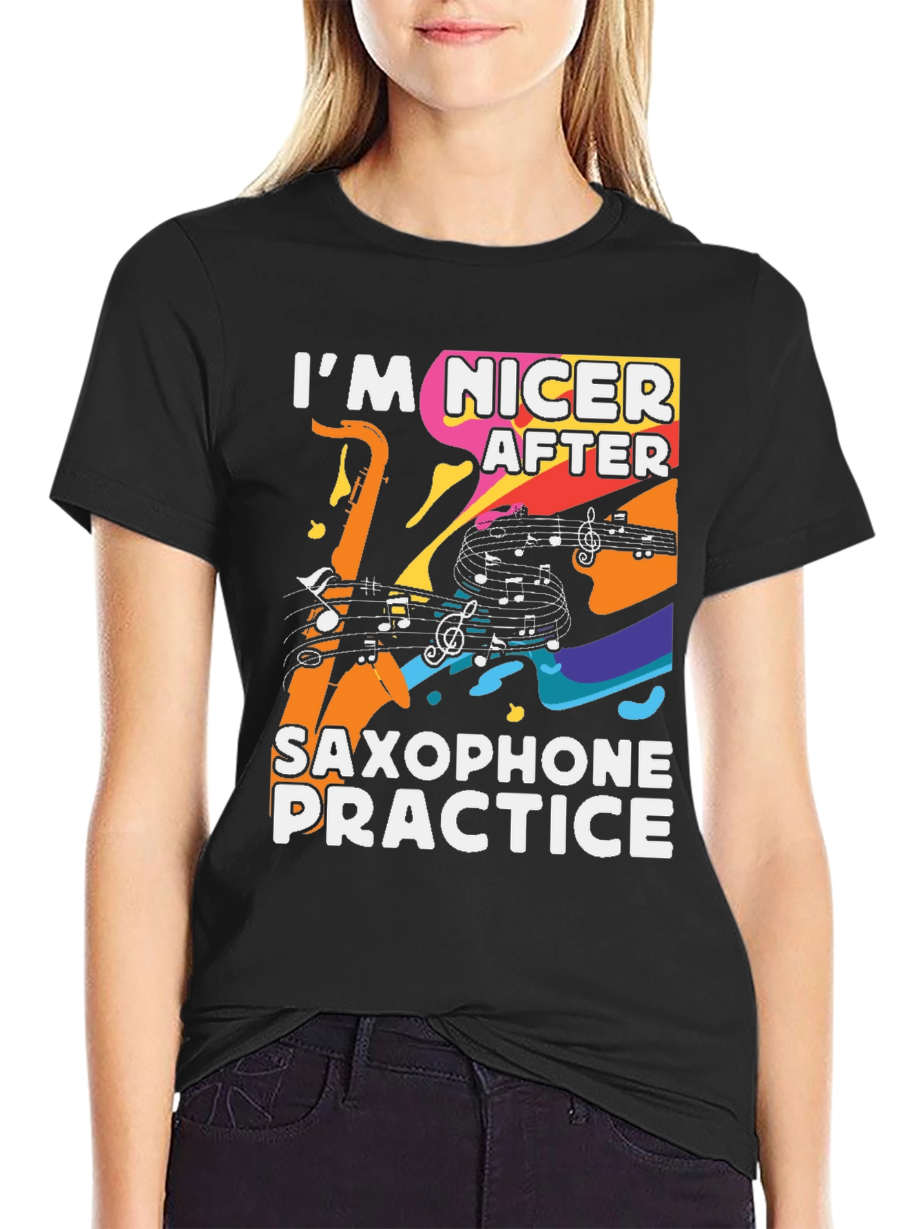 Funny Saxophone Practice T-Shirt