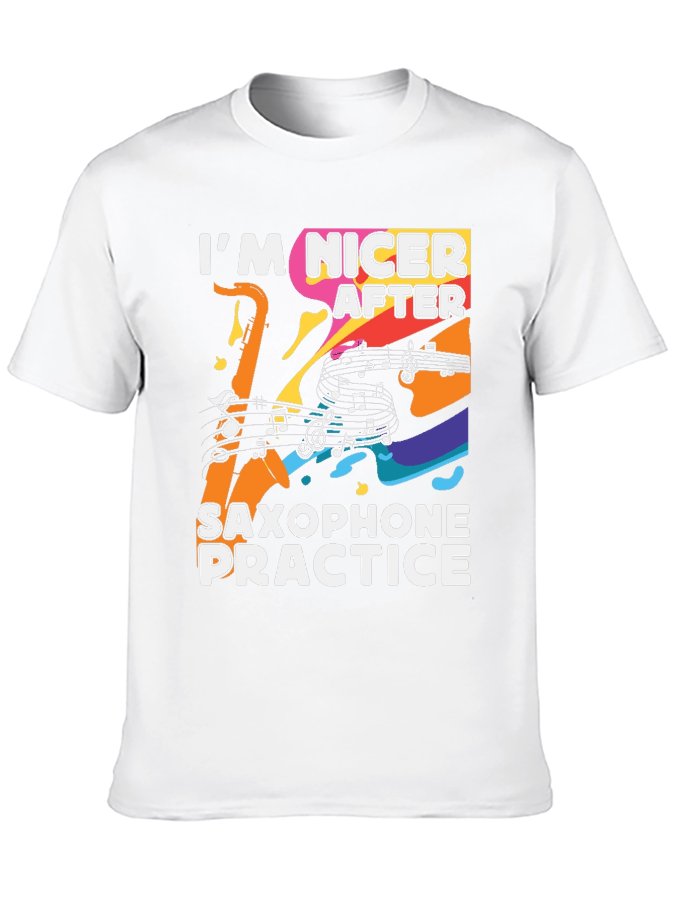 Funny Saxophone Practice T-Shirt