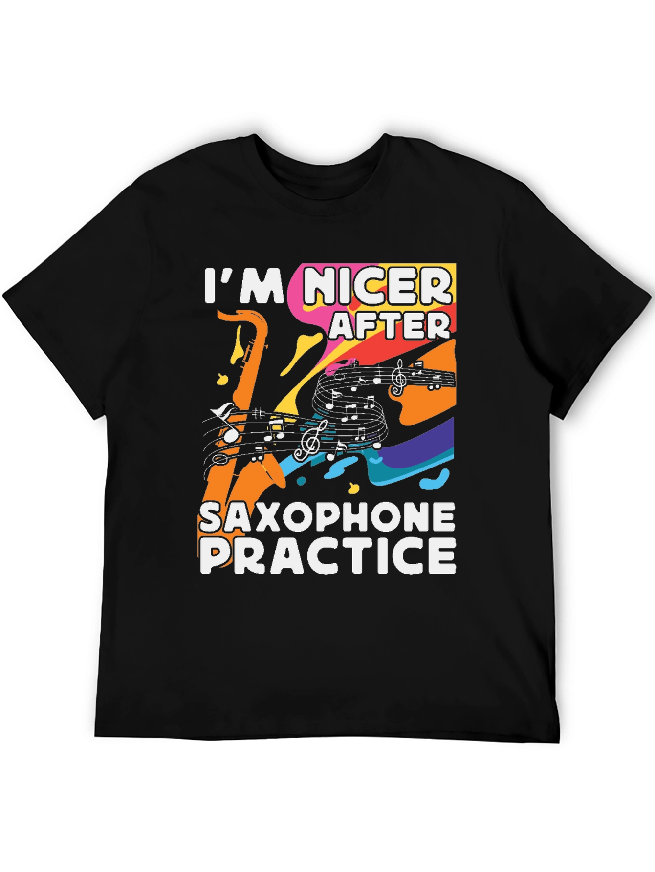 Funny Saxophone Practice T-Shirt