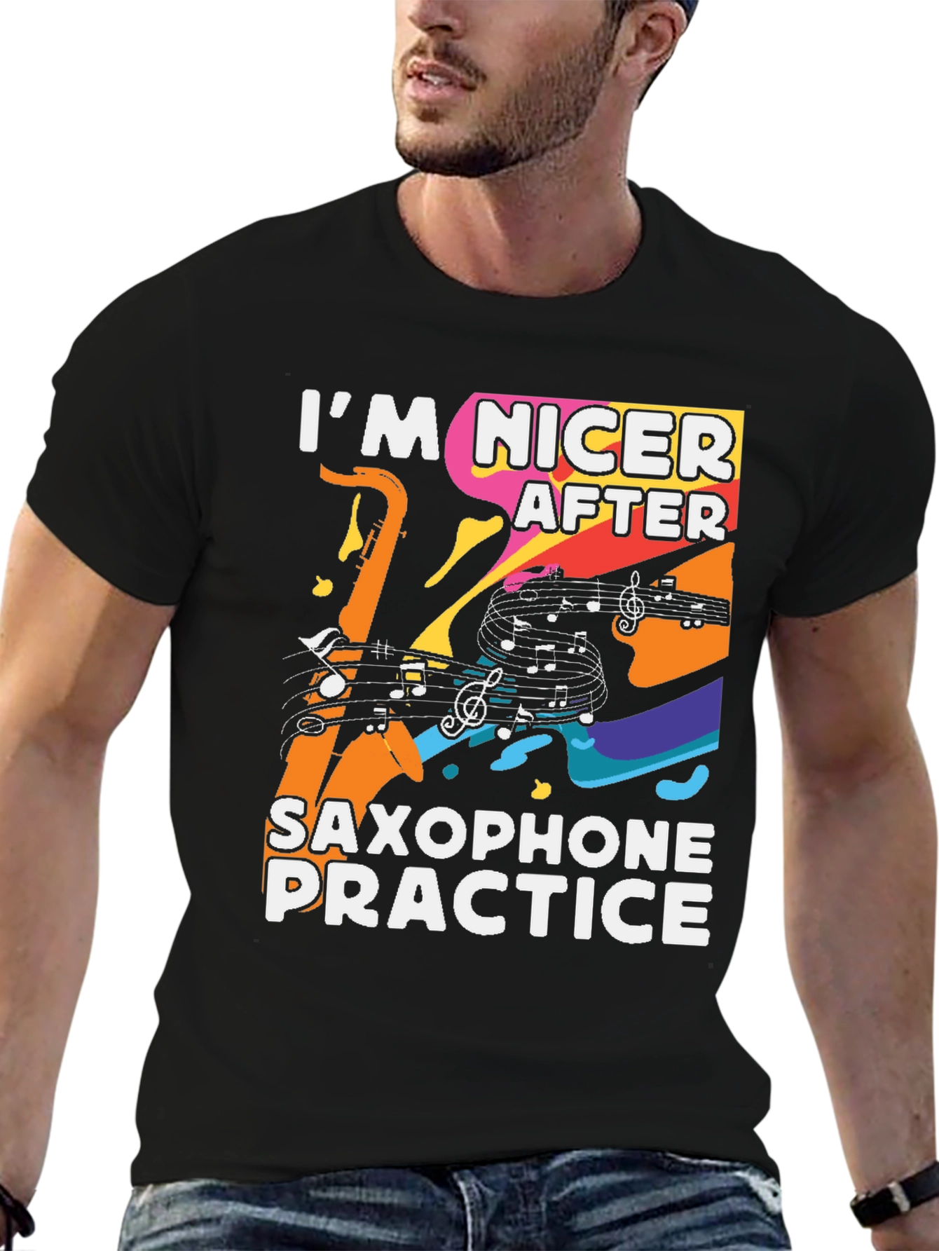 Funny Saxophone Practice T-Shirt