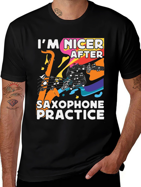 Funny Saxophone Practice T-Shirt