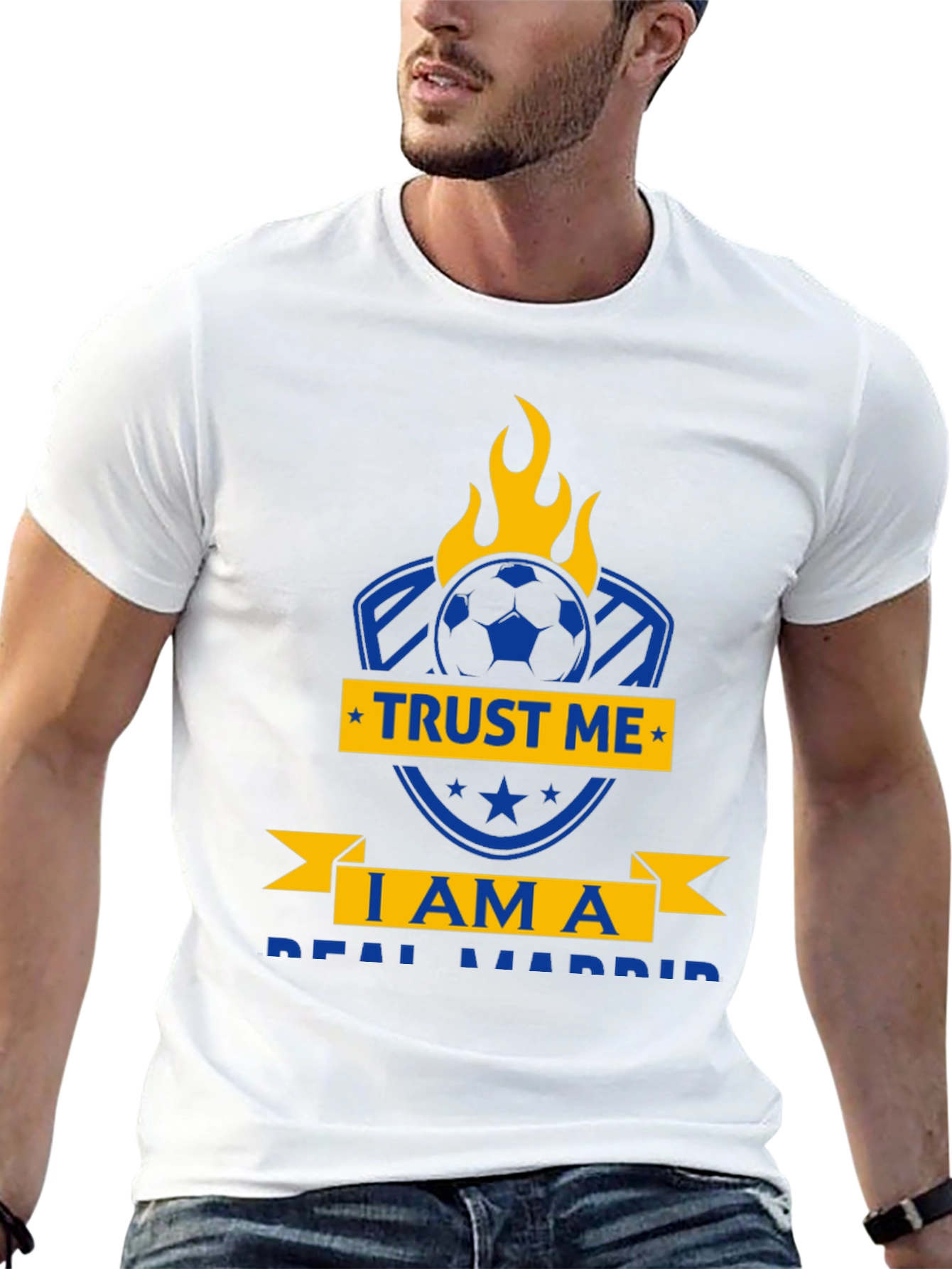 Real Madrid Fan T-Shirt - Trust Me Soccer Design
