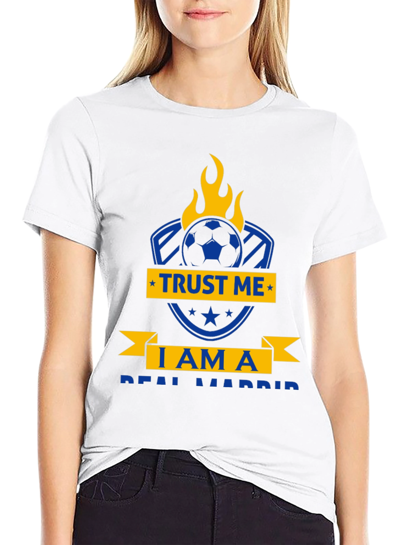 Real Madrid Fan T-Shirt - Trust Me Soccer Design