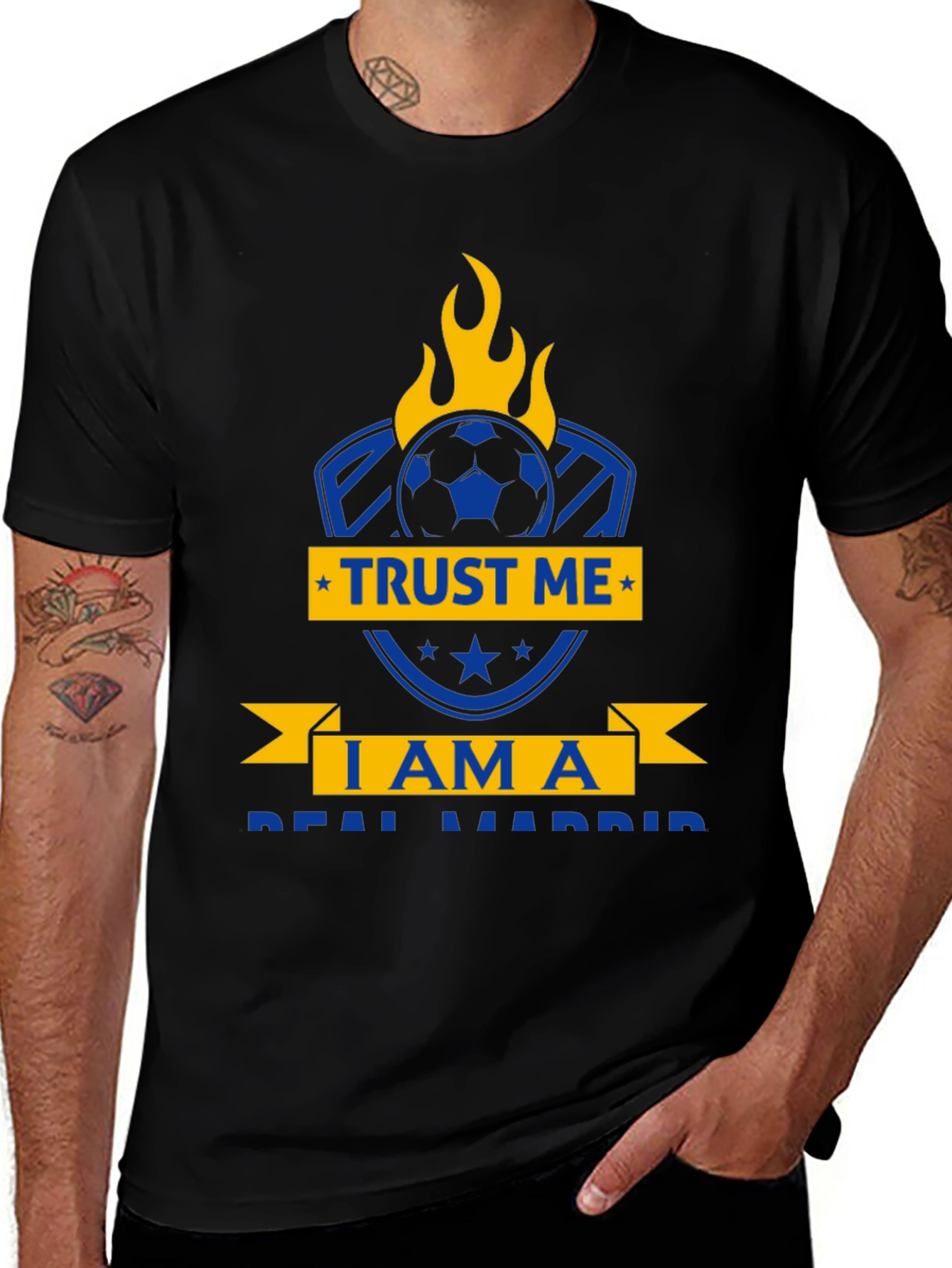 Real Madrid Fan T-Shirt - Trust Me Soccer Design
