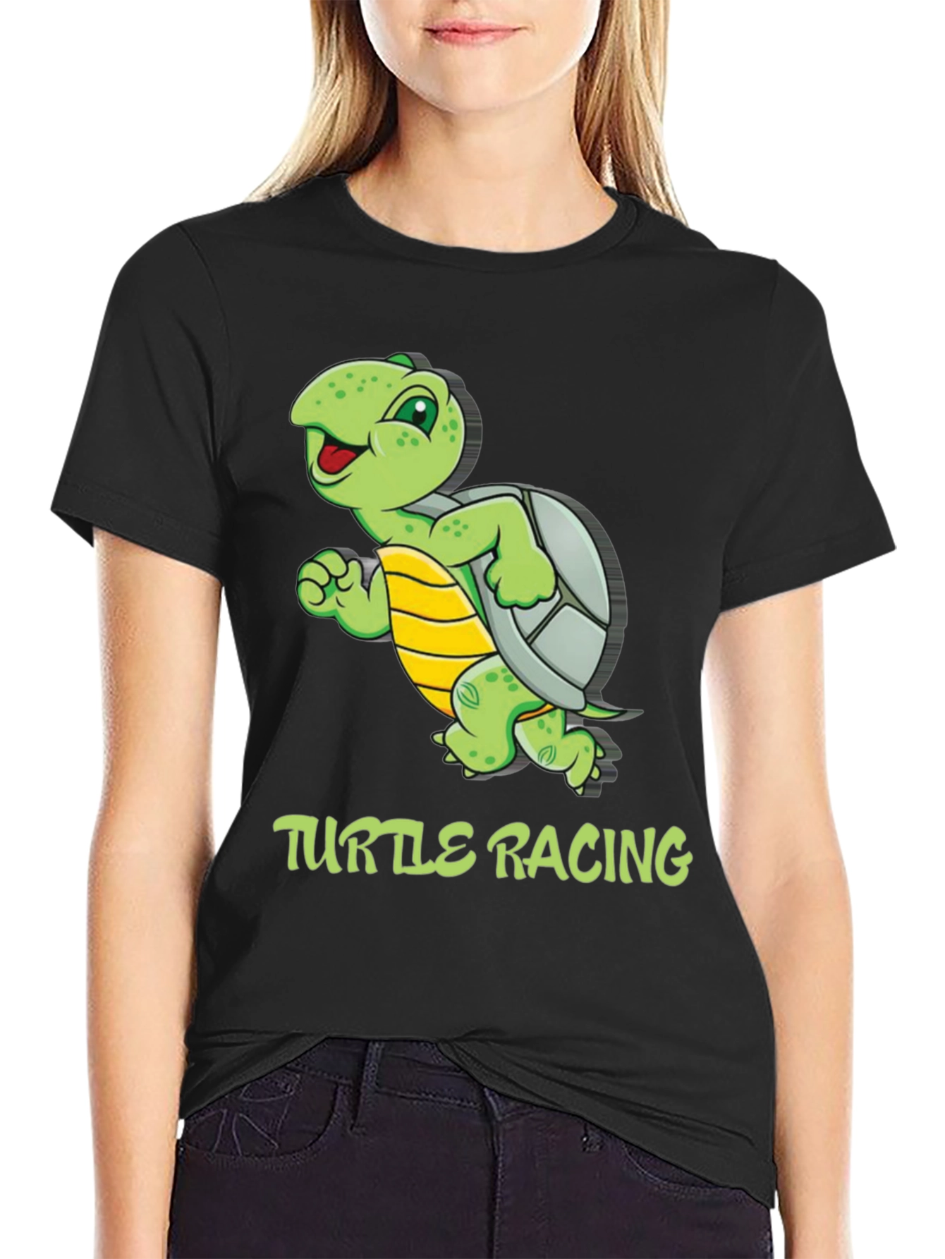 Turtle Racing Graphic T-Shirt