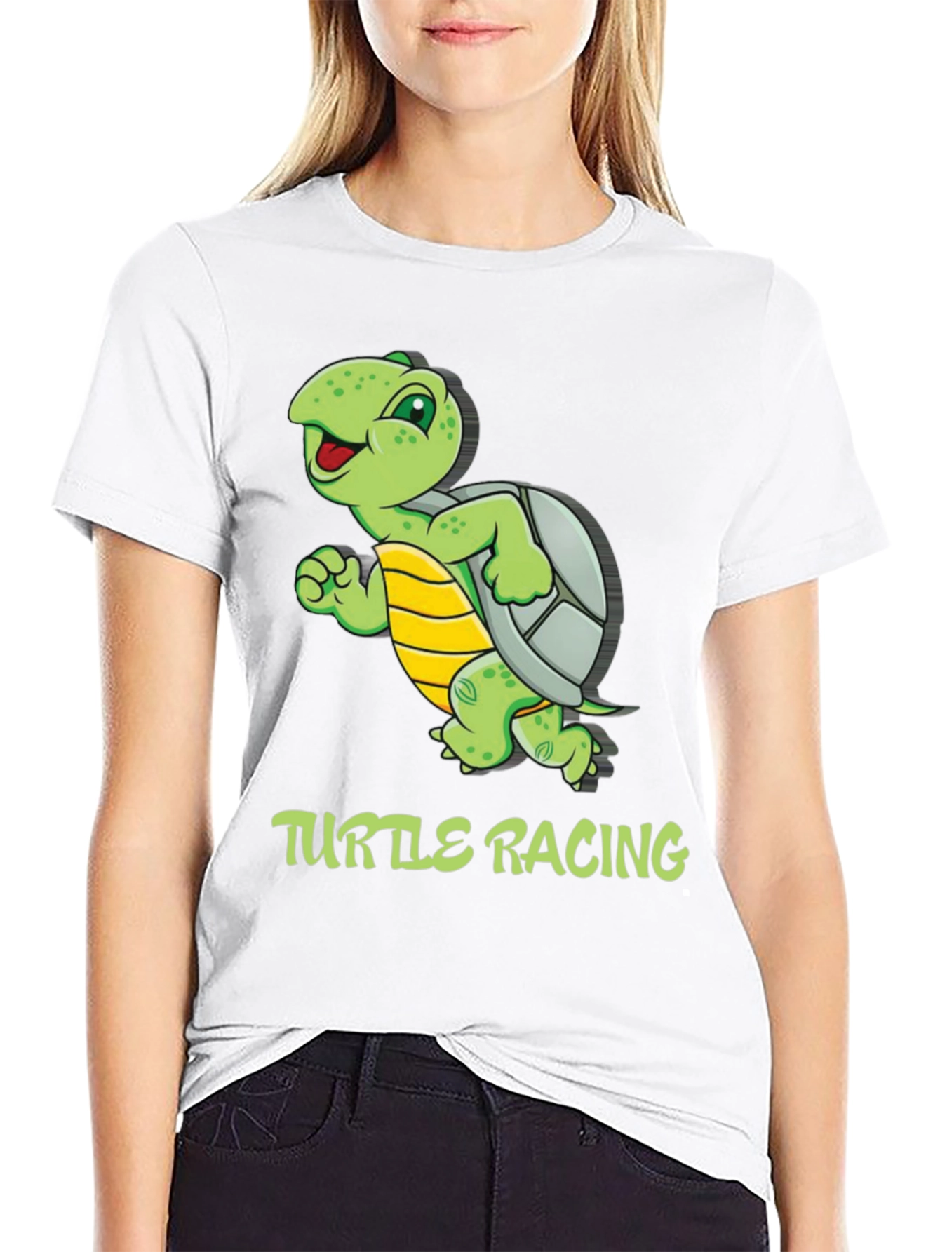 Turtle Racing Graphic T-Shirt