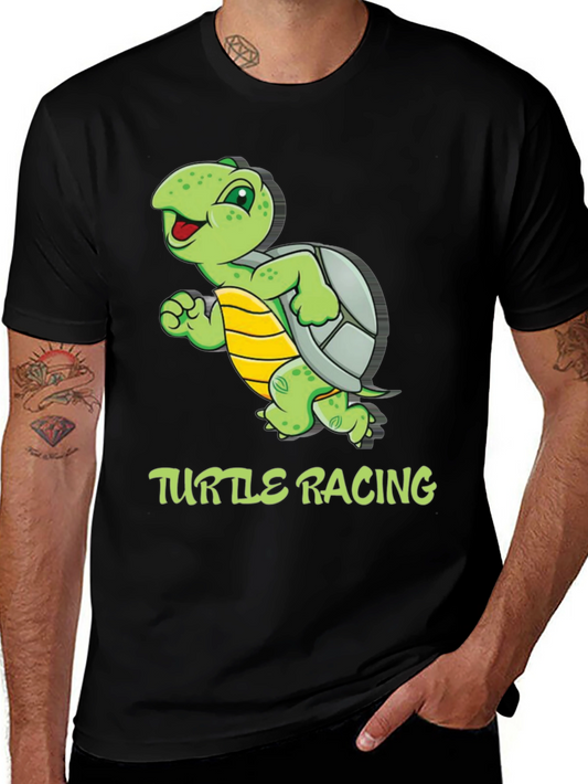 Turtle Racing Graphic T-Shirt