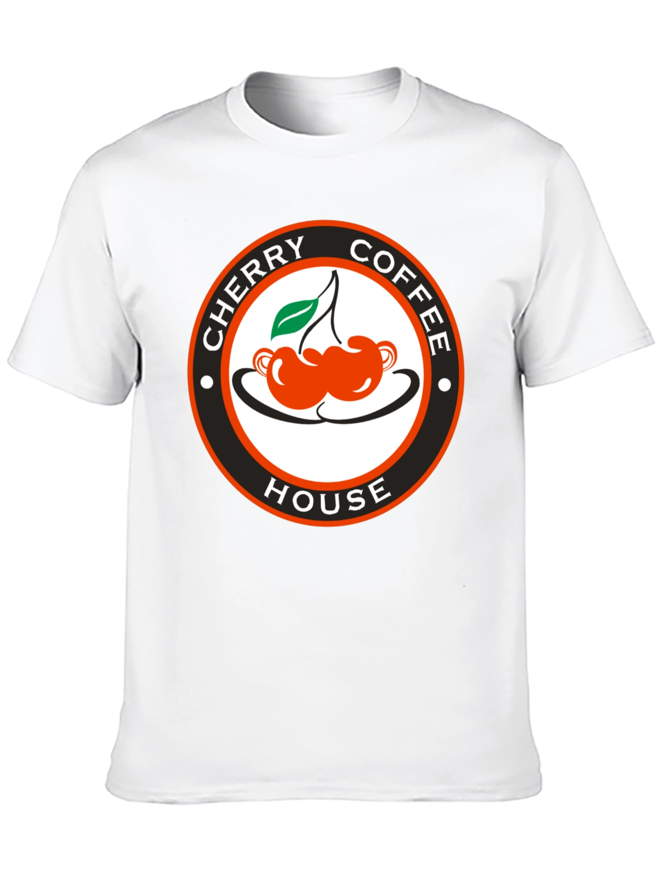 Cherry Coffee House Black T-Shirt