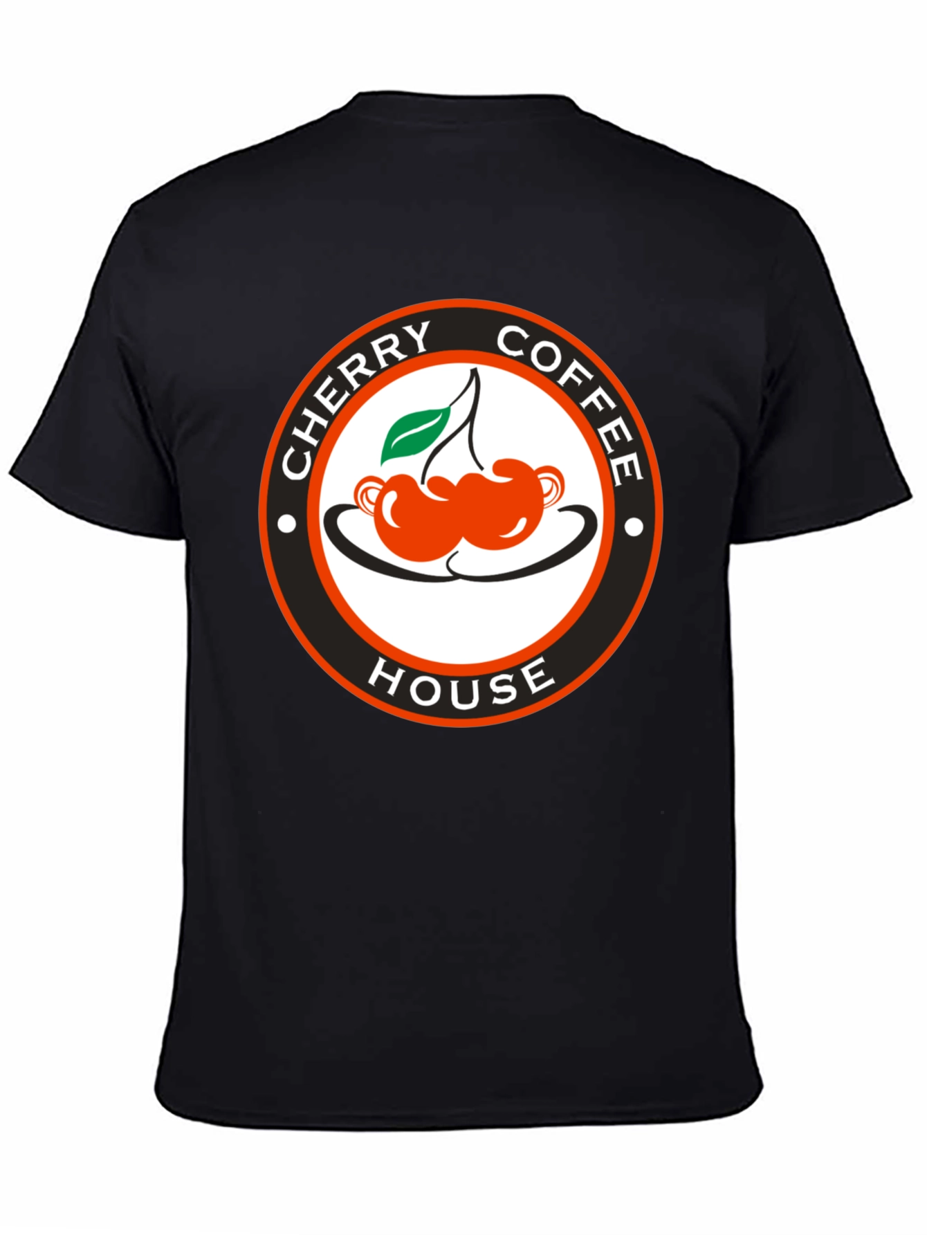 Cherry Coffee House Black T-Shirt