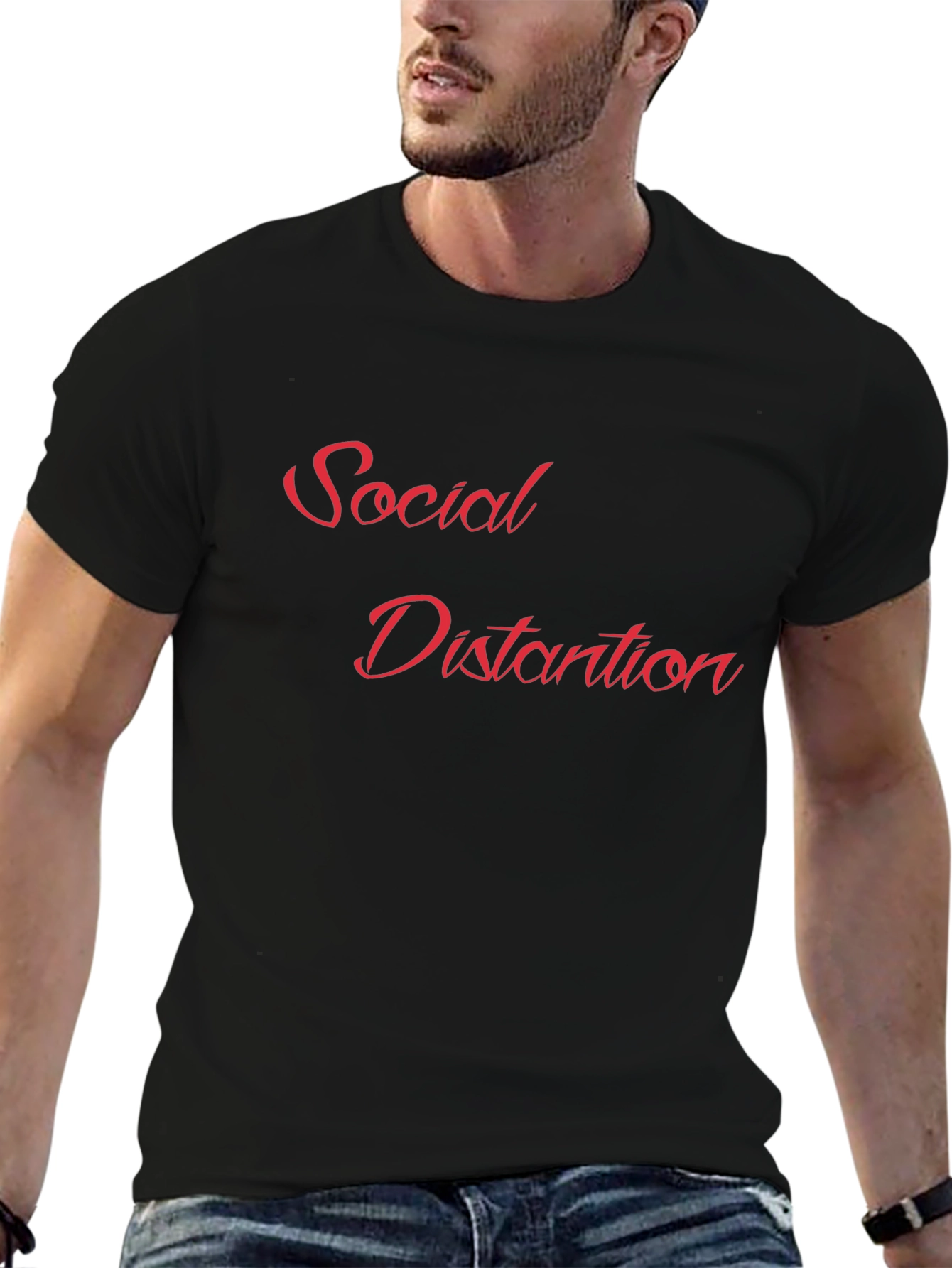 Social Distortion Graphic T-Shirt - Black Cotton Blend