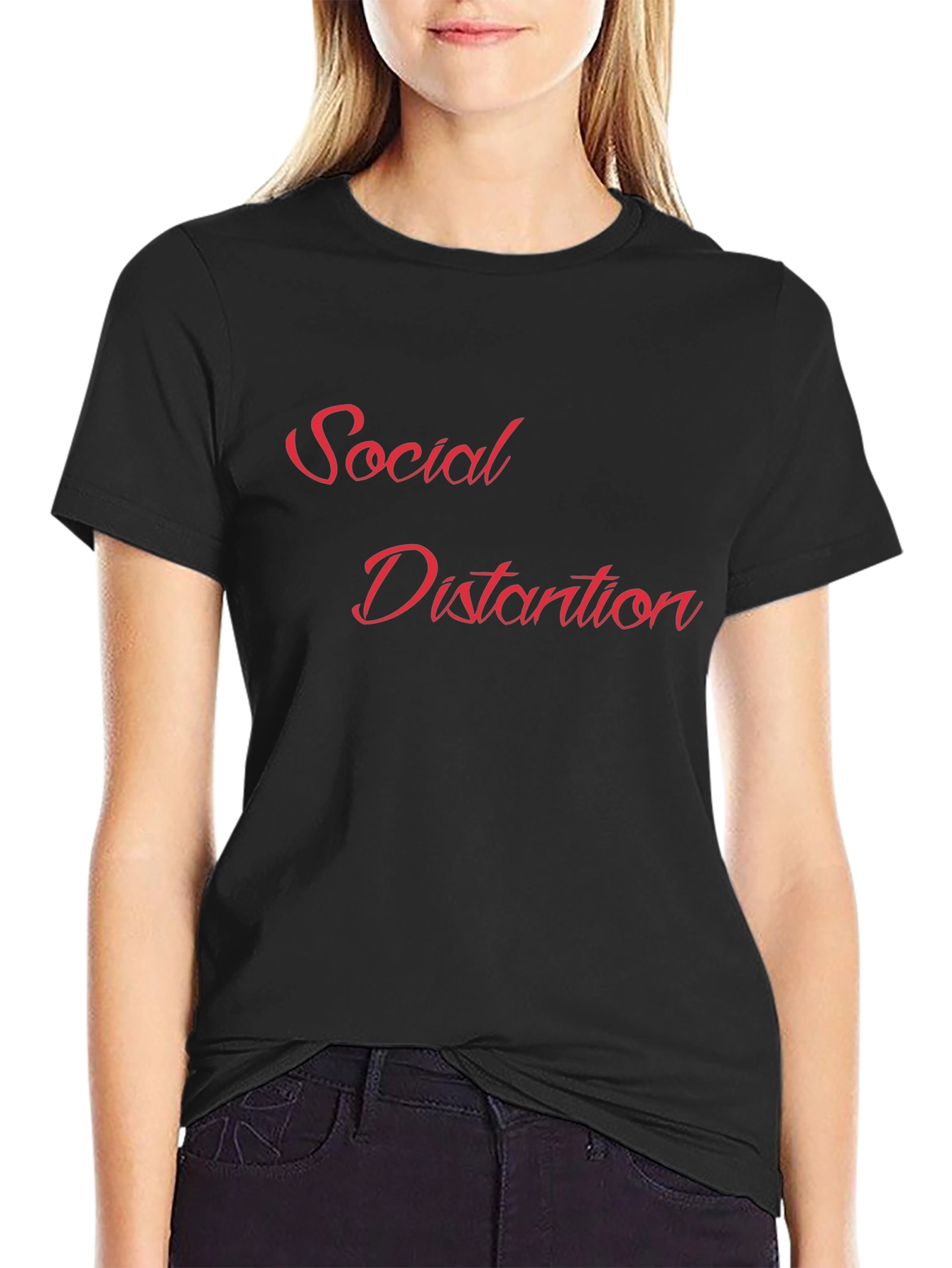 Social Distortion Graphic T-Shirt - Black Cotton Blend