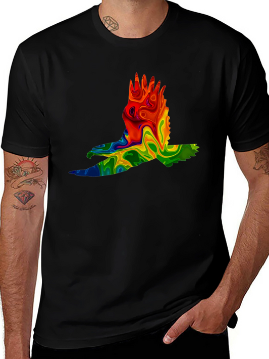 Psychedelic Eagle Graphic Tee