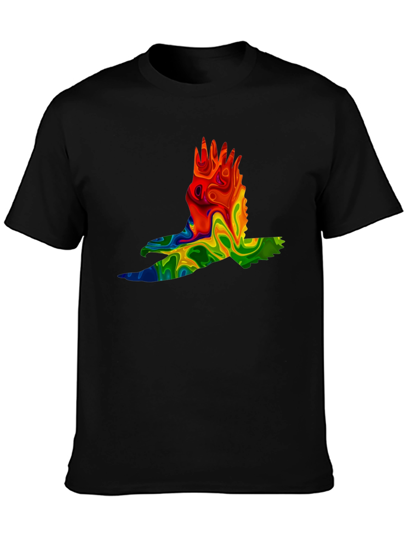 Psychedelic Eagle Graphic Tee