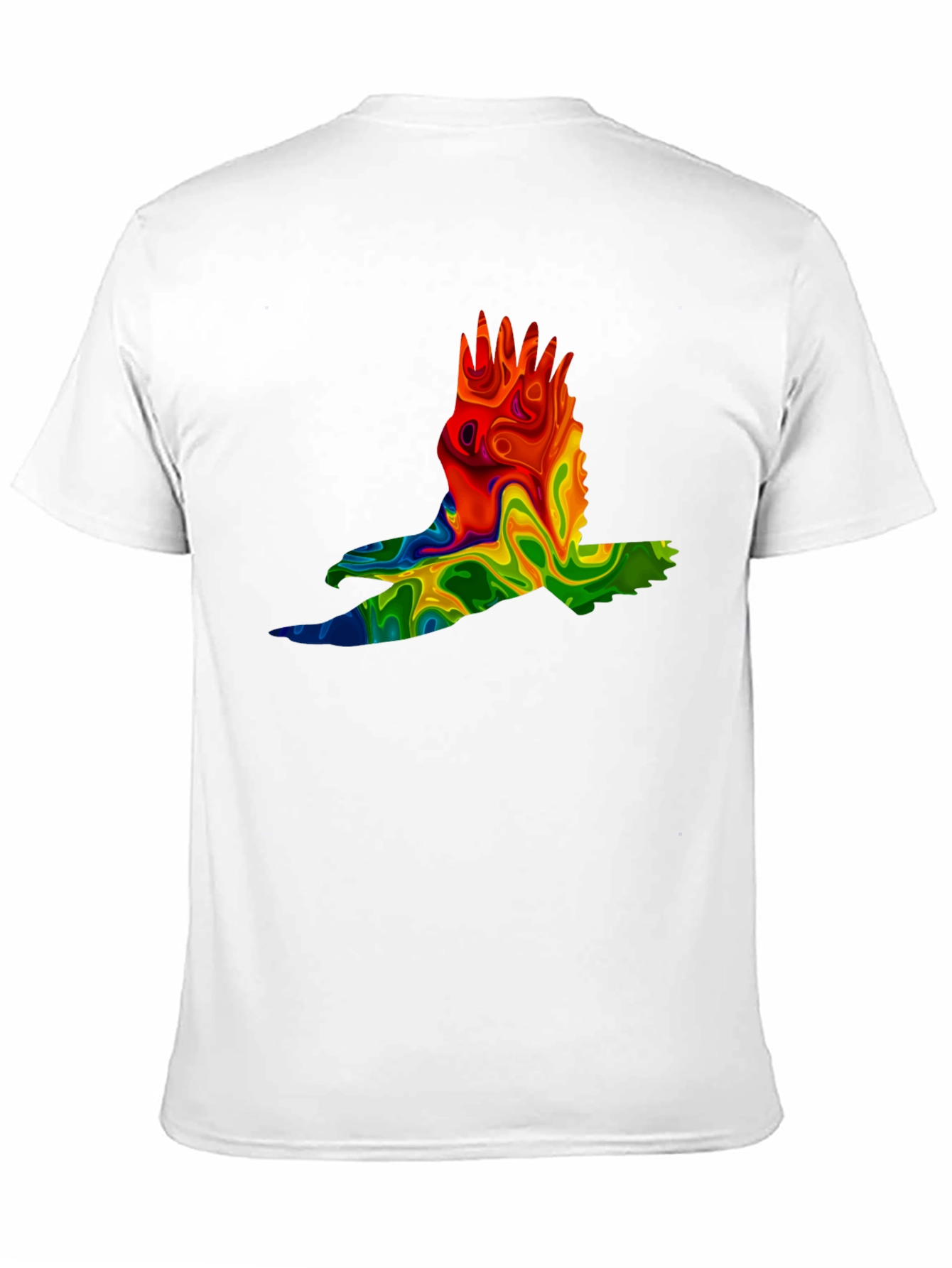 Psychedelic Eagle Graphic Tee