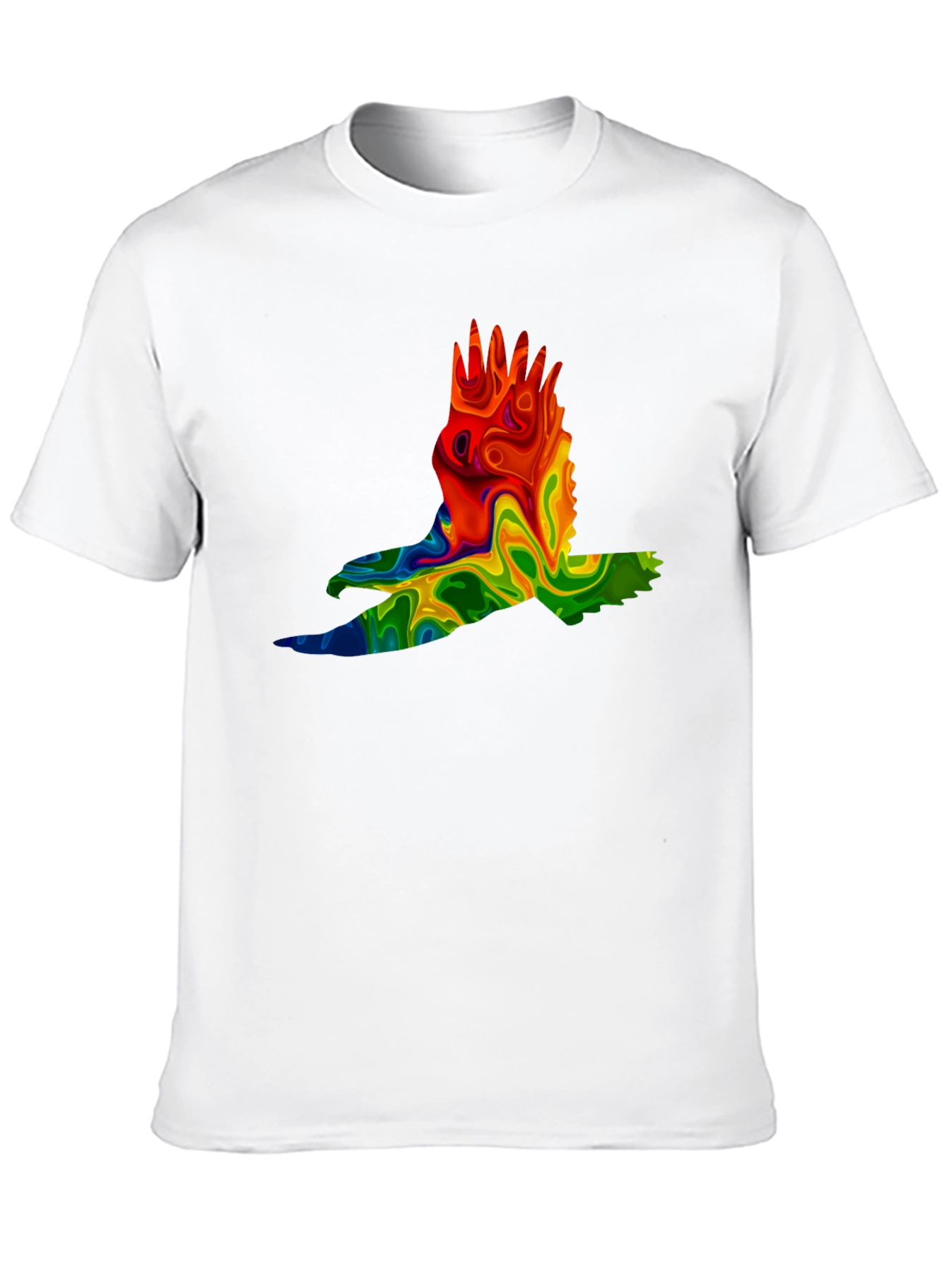 Psychedelic Eagle Graphic Tee